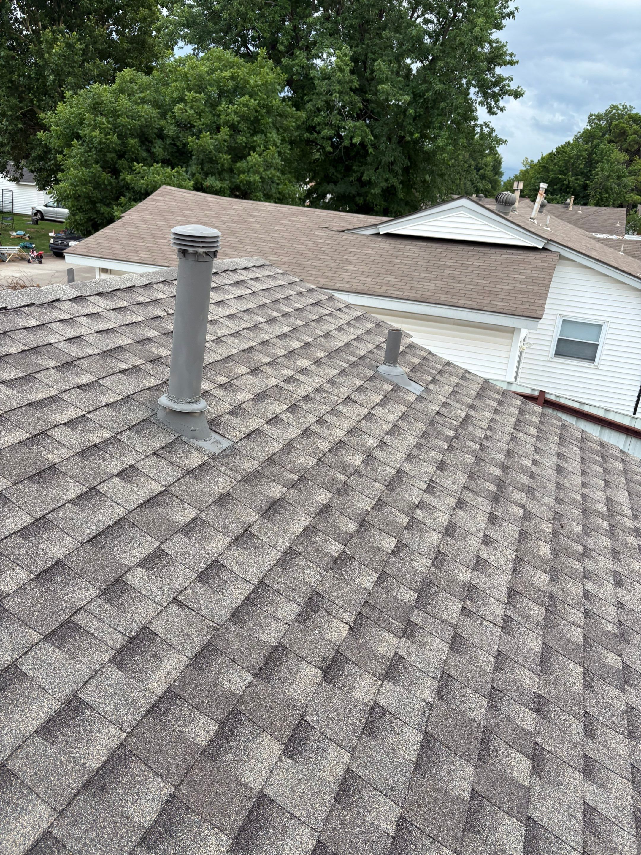 roof & soffit replacement in Midwest City by McCann's Roofing and Construction