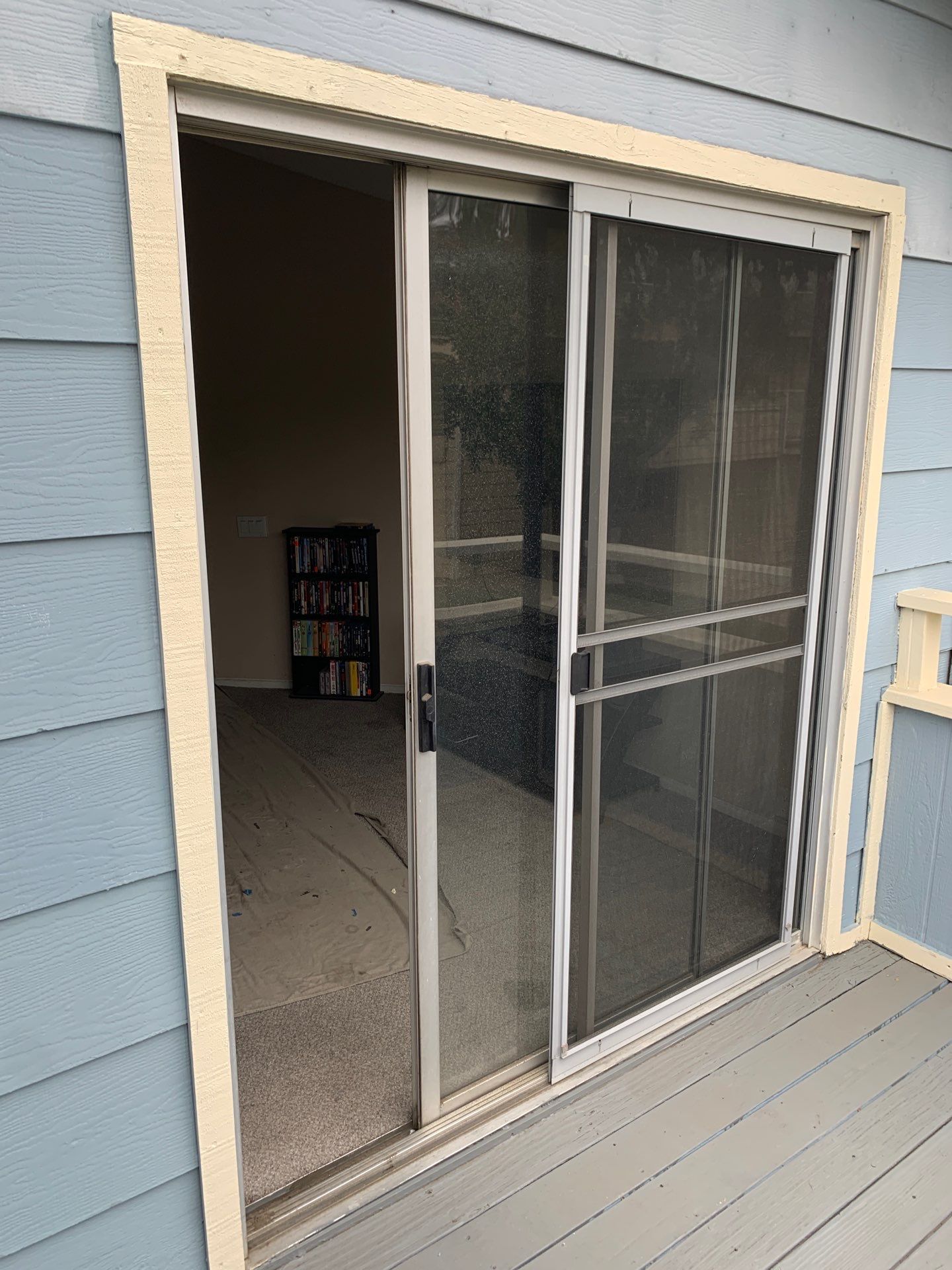 Patio Door Replacement in Apartment units by American Window Company