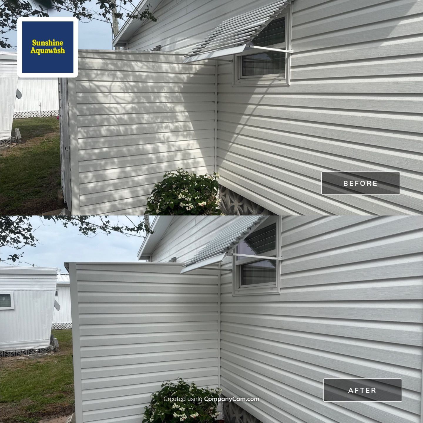 Mobile Home Soft Wash in Desoto/Tidevue Estates – Ellenton, FL by Sunshine AquaWash