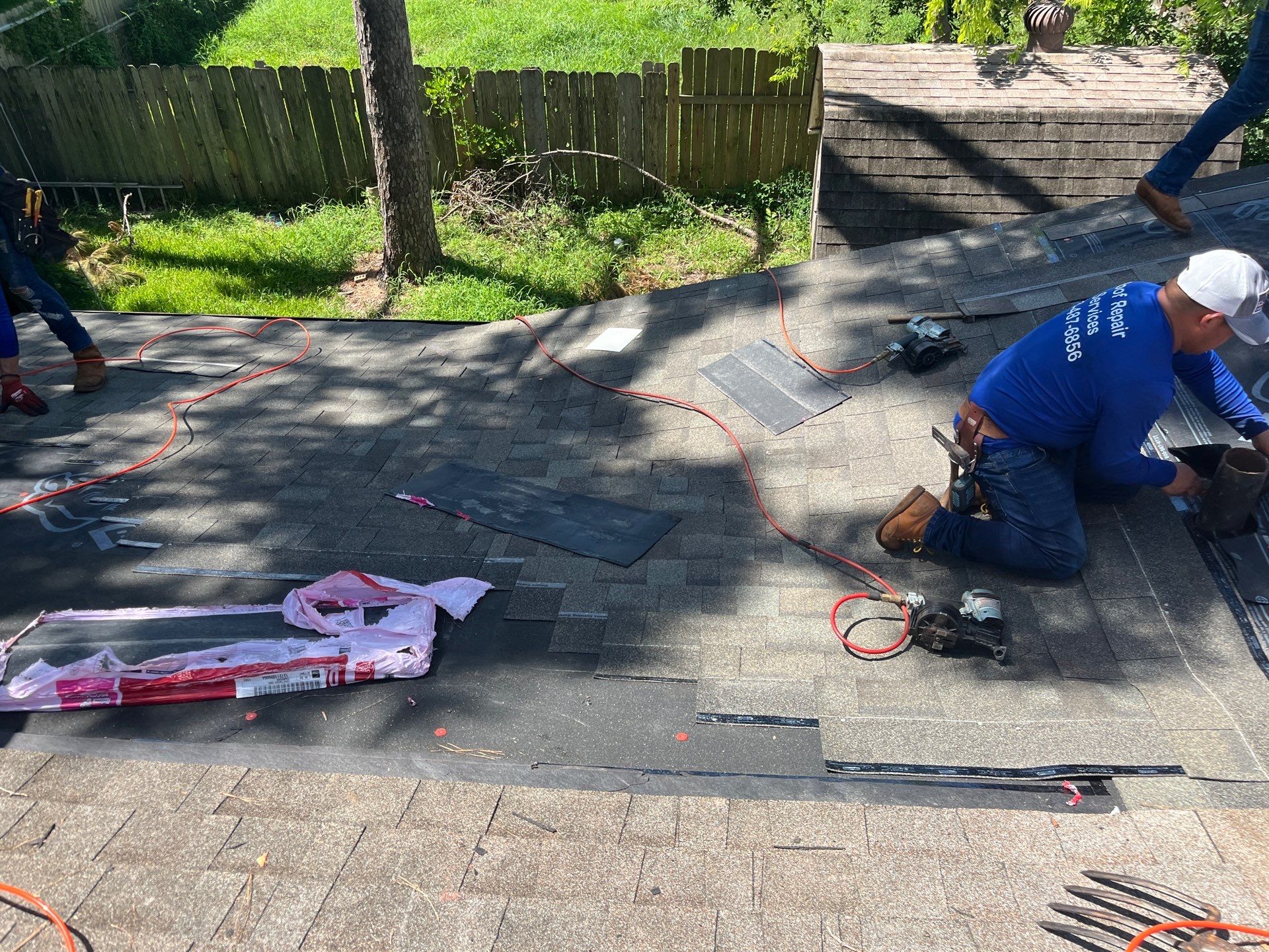 Residential Roofing Installation using Owen's Corning Duration (Lifetime) Shingles by Roof Repair Company