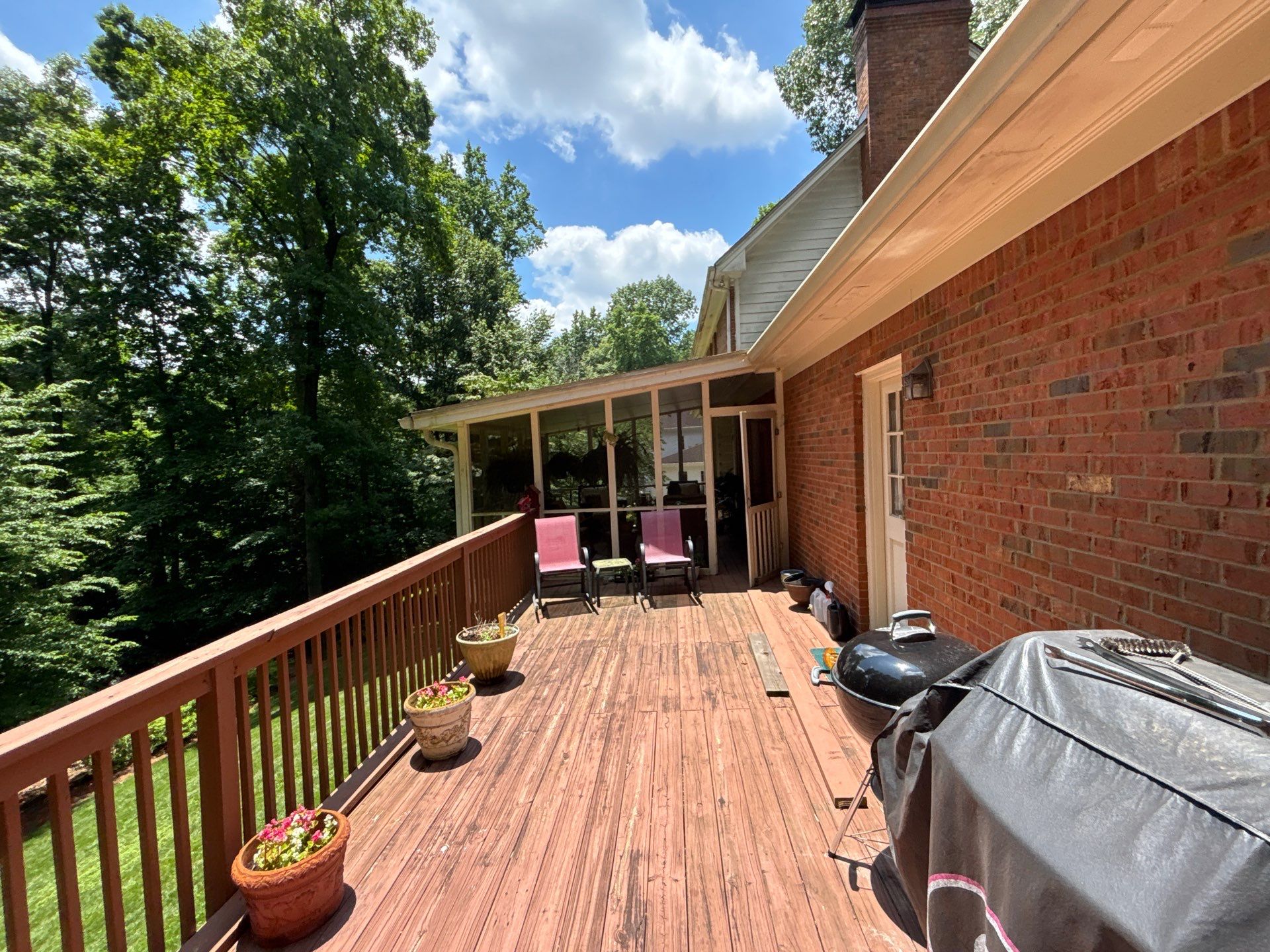 Stone Mountain, GA Rotted Wood & Shutter Replacement, Exterior Paint, and Deck Resurface by Nelson Exteriors