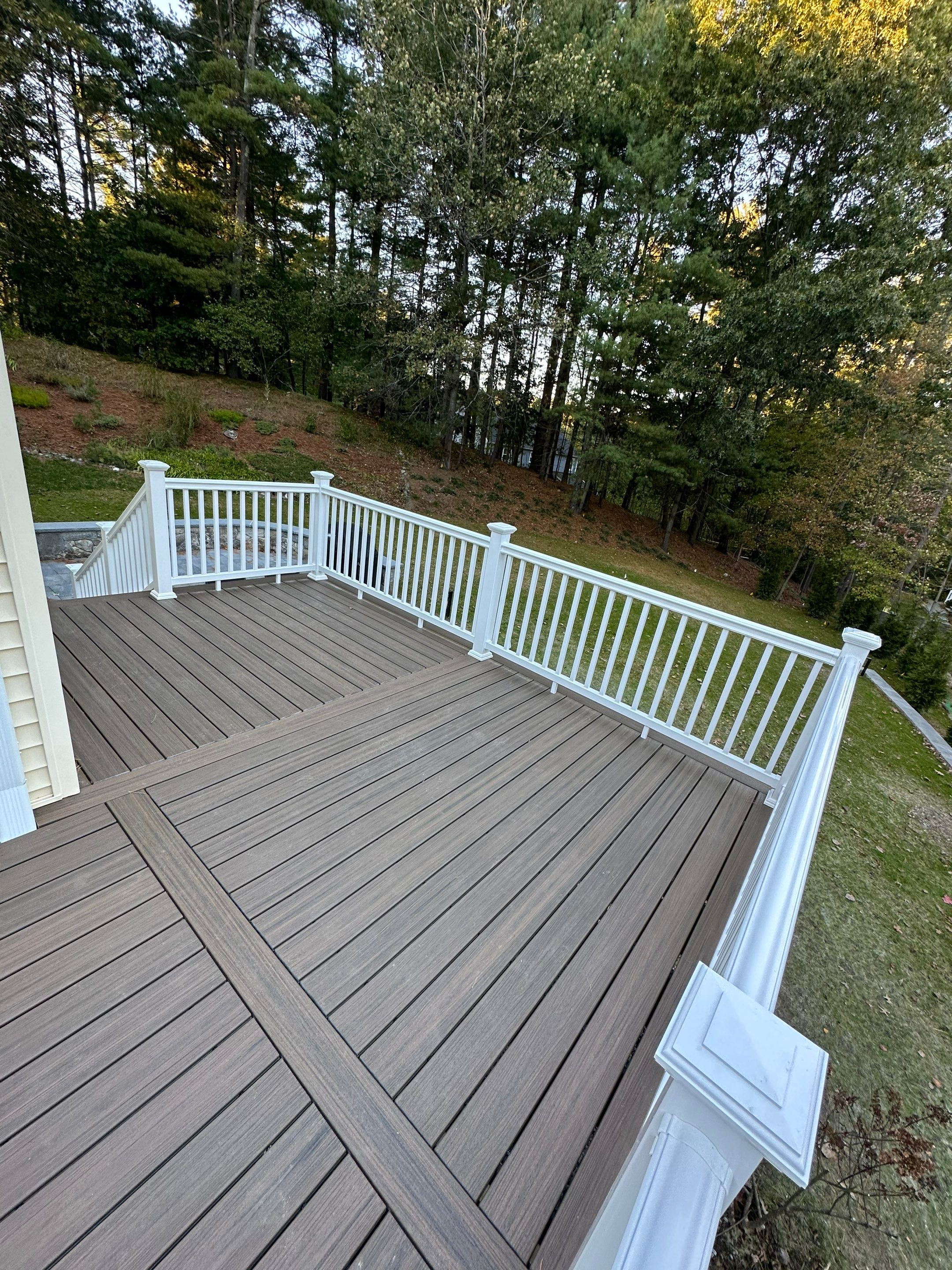 New Deck buit in Medfield MA by UBrothers Construction