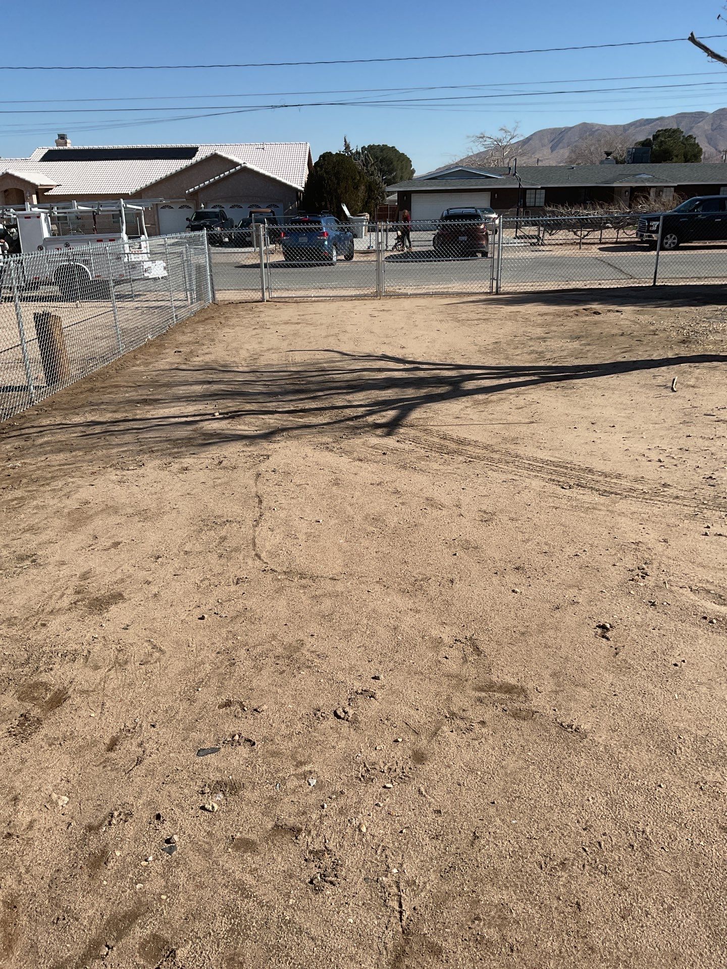 Fence Installation using chain -link by Fence Guys Inc. 