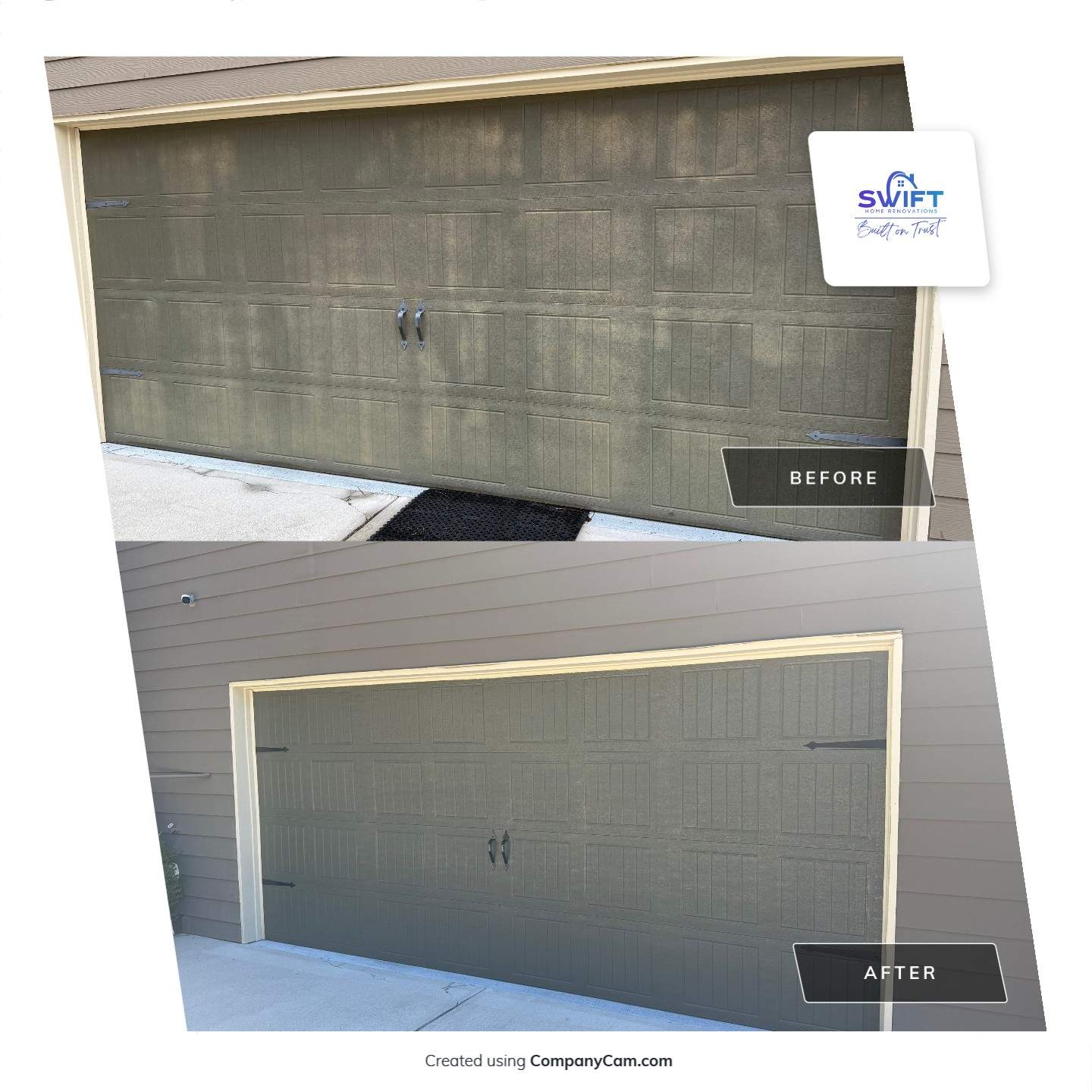 Backyard Pavilion Installation and Garage Door Upgrades in Powder Springs by Swift Home Renovations