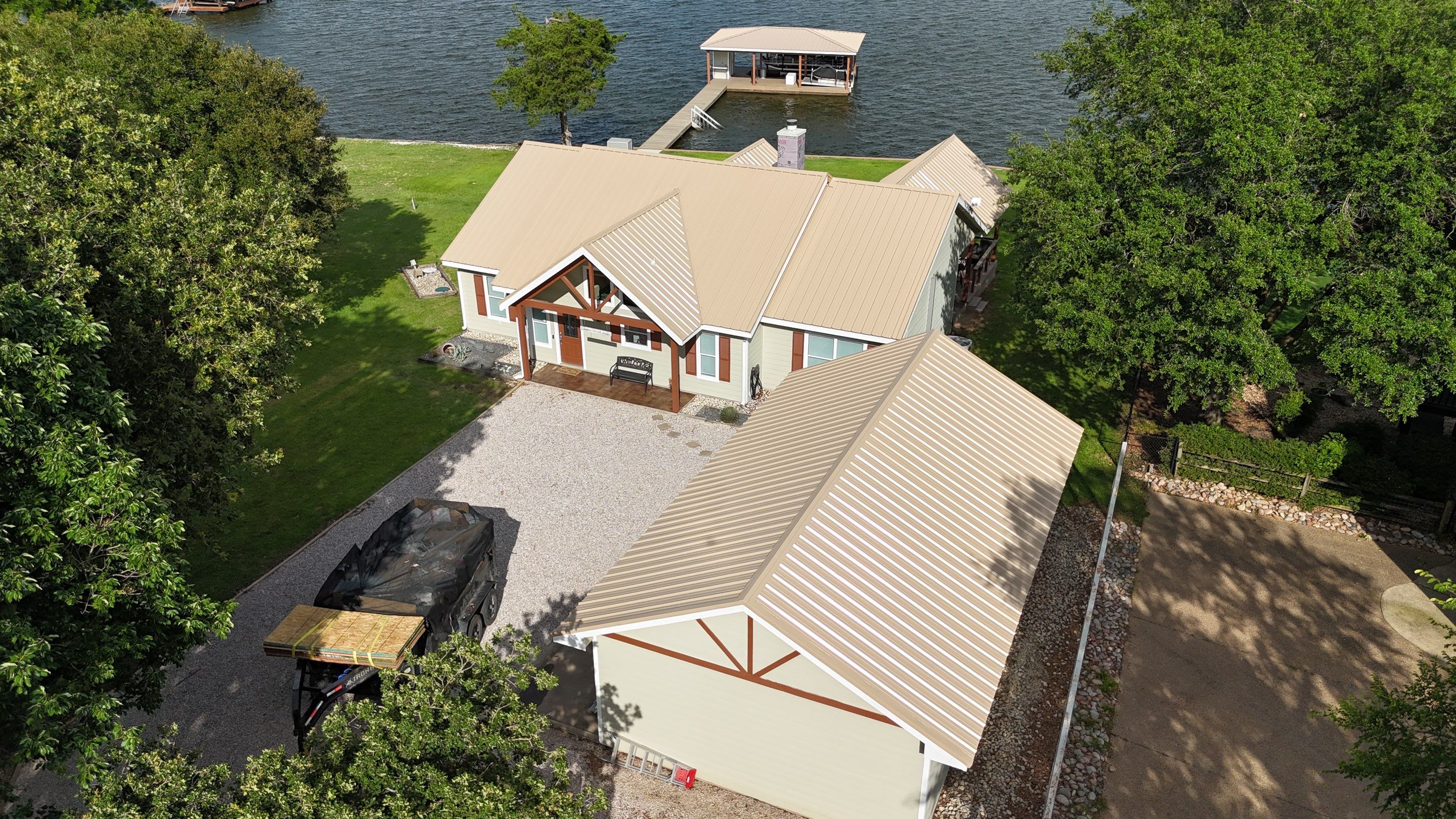 Groesbeck, Tx - Metal Roof, Gutters, & Wood Repiars by DT Roofing - Seth Wells