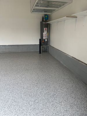 Garage Floor Coating using Cabin Fever