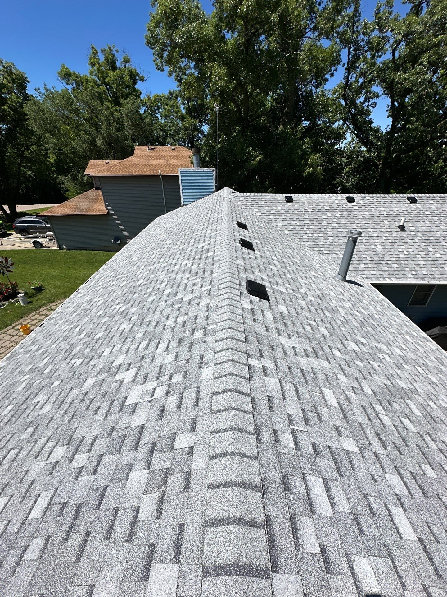 Residential Roofing Installation using Owens Corning  by Perfect Exteriors Inc. 
