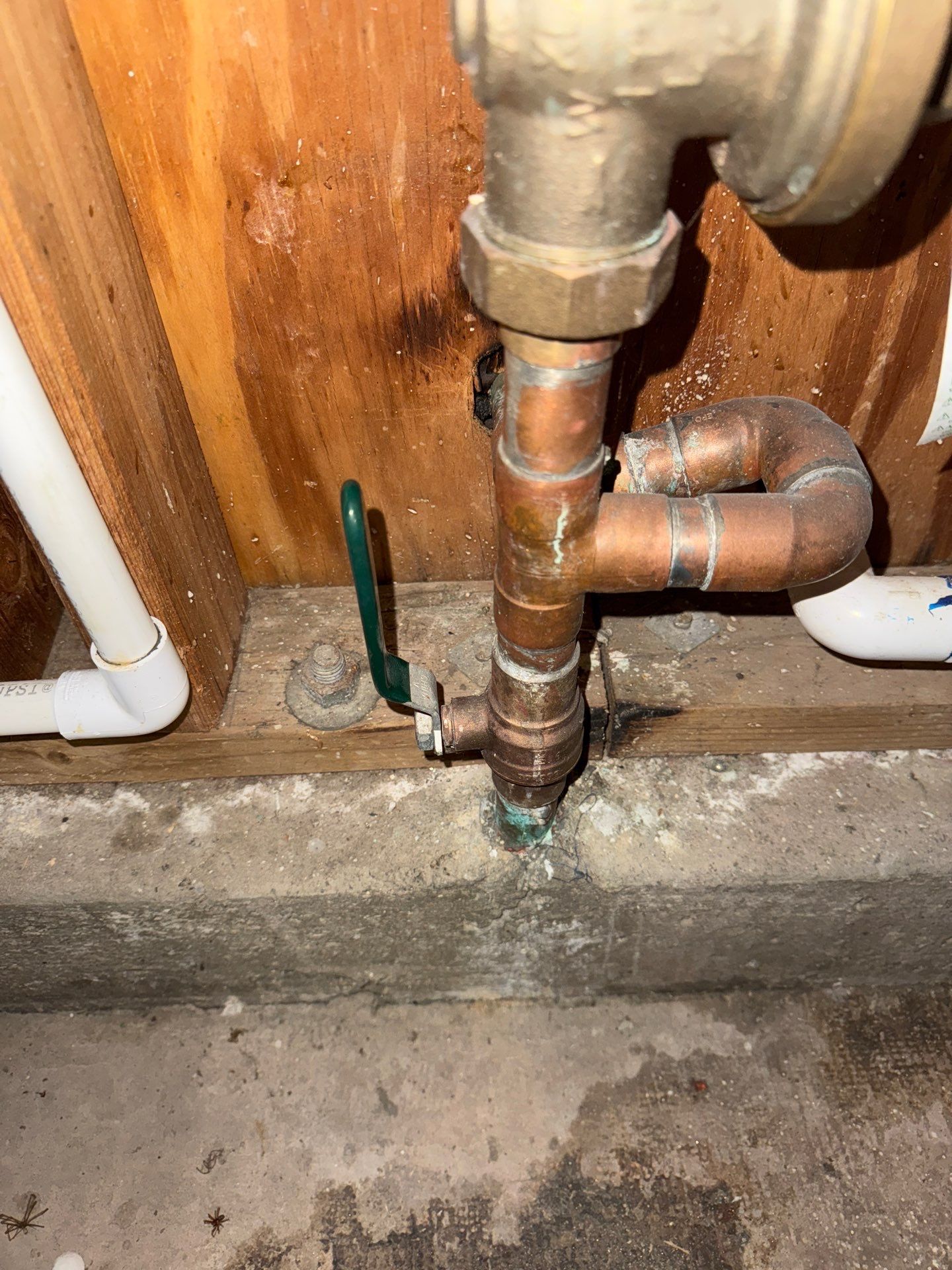 Installing Water Pipe for Shower by Us Plumbing