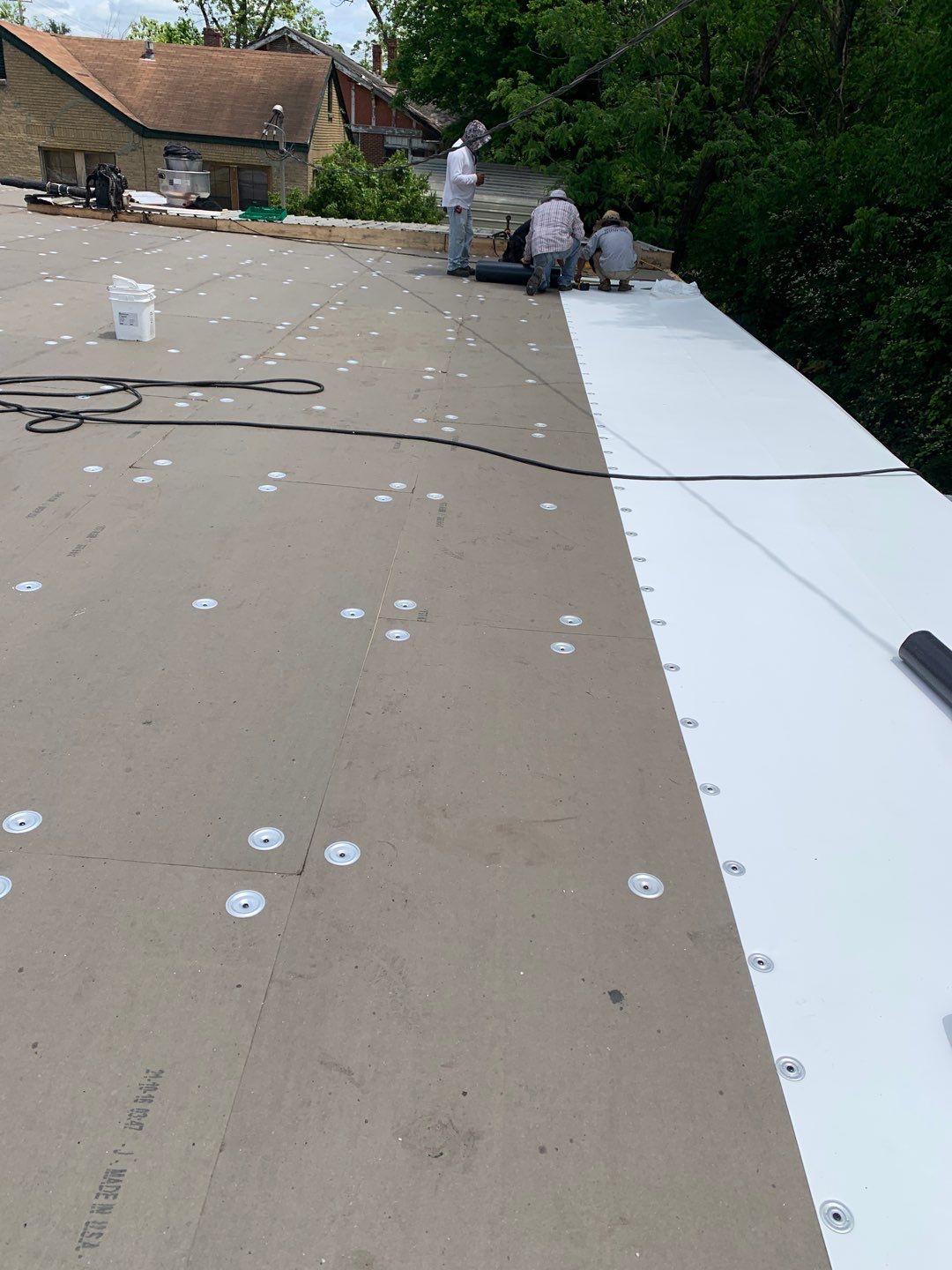 Store Building in Hope by Hostetler Roofing