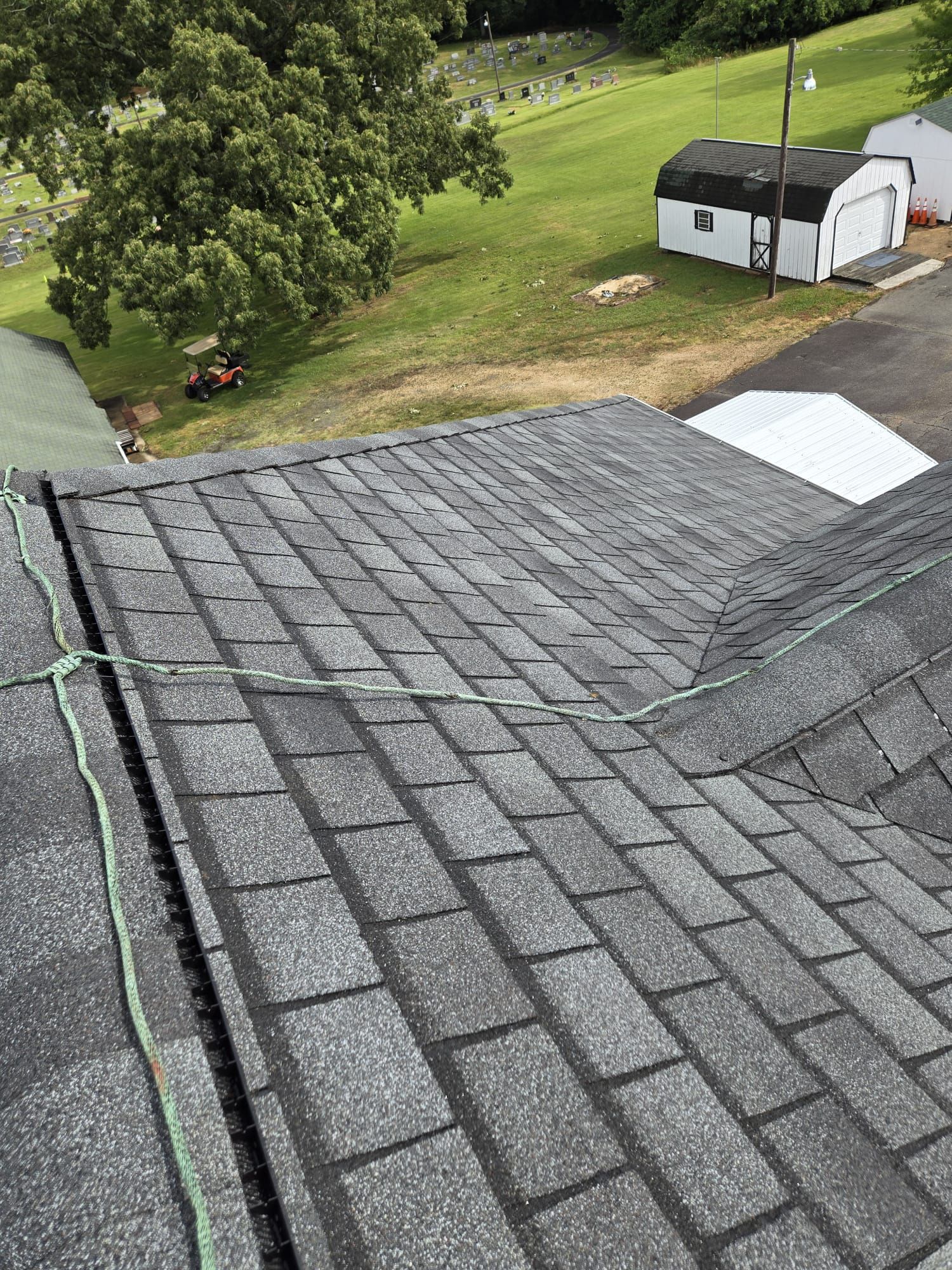 Church Roof Installation using GAF Slateline by ExteriorPros