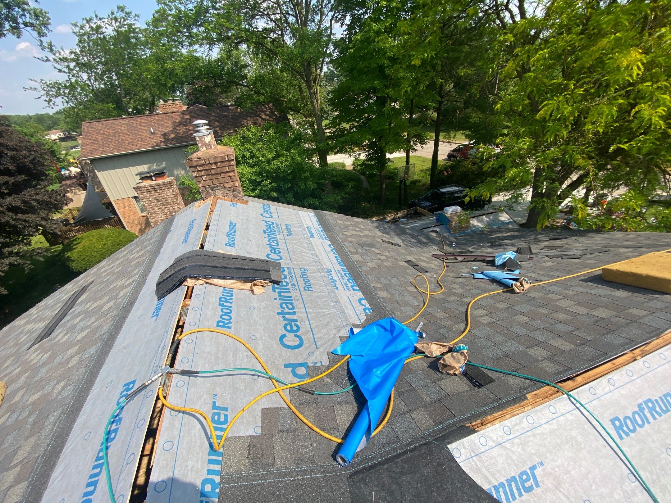 Roof Replacement using CertainTeed Landmark by 180 Contractors