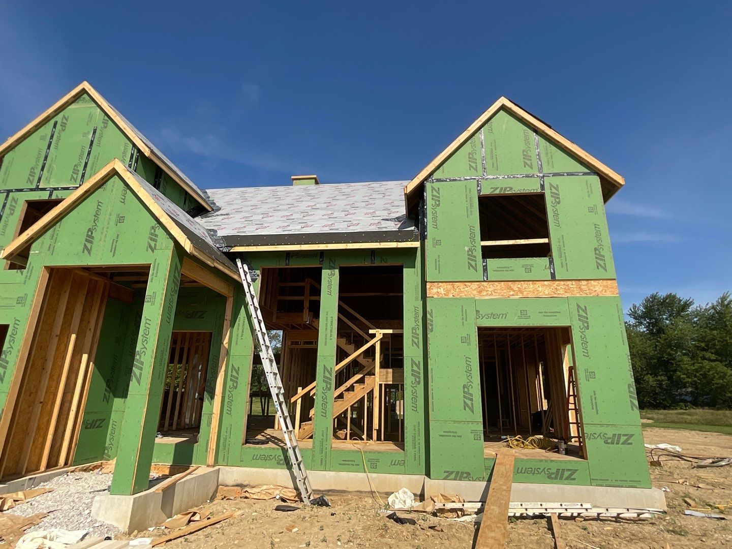 Residential Roofing Installation using Standing Seam Metal - Frost Black by RoofX 