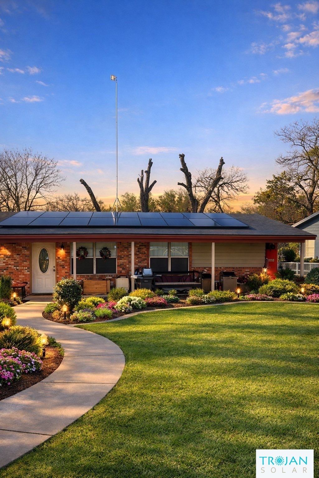 Project in Canton, TX by Trojan Solar