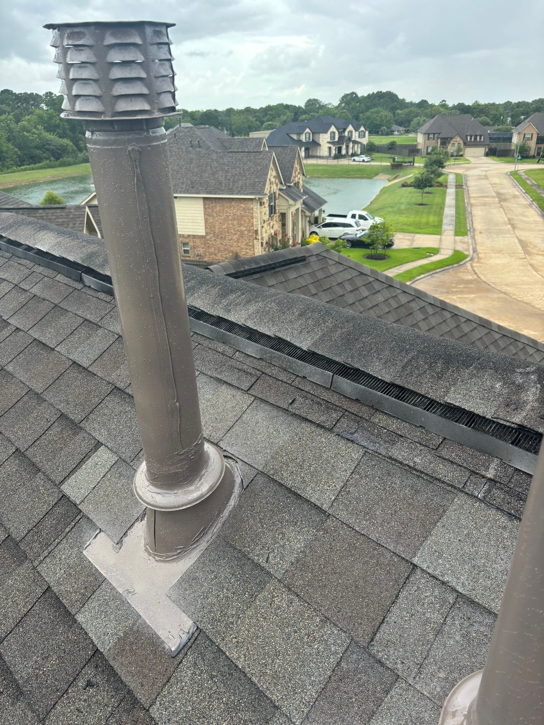 Hail Damage using Owen's Corning Duration (Lifetime) Shingles by Roof Repair Company