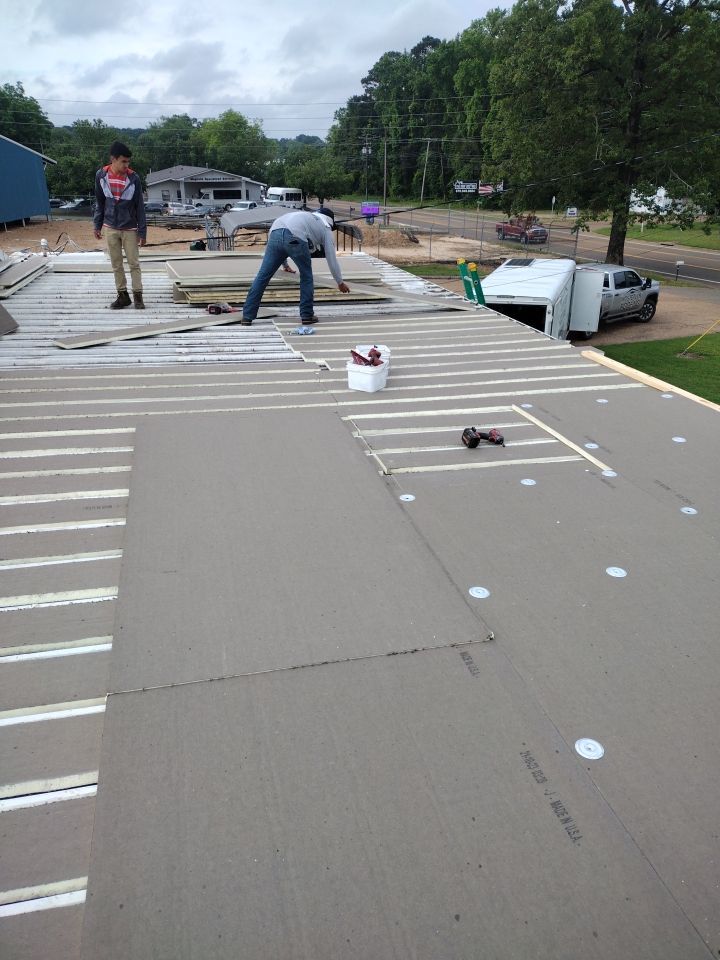 Office Building in Magnolia by Hostetler Roofing