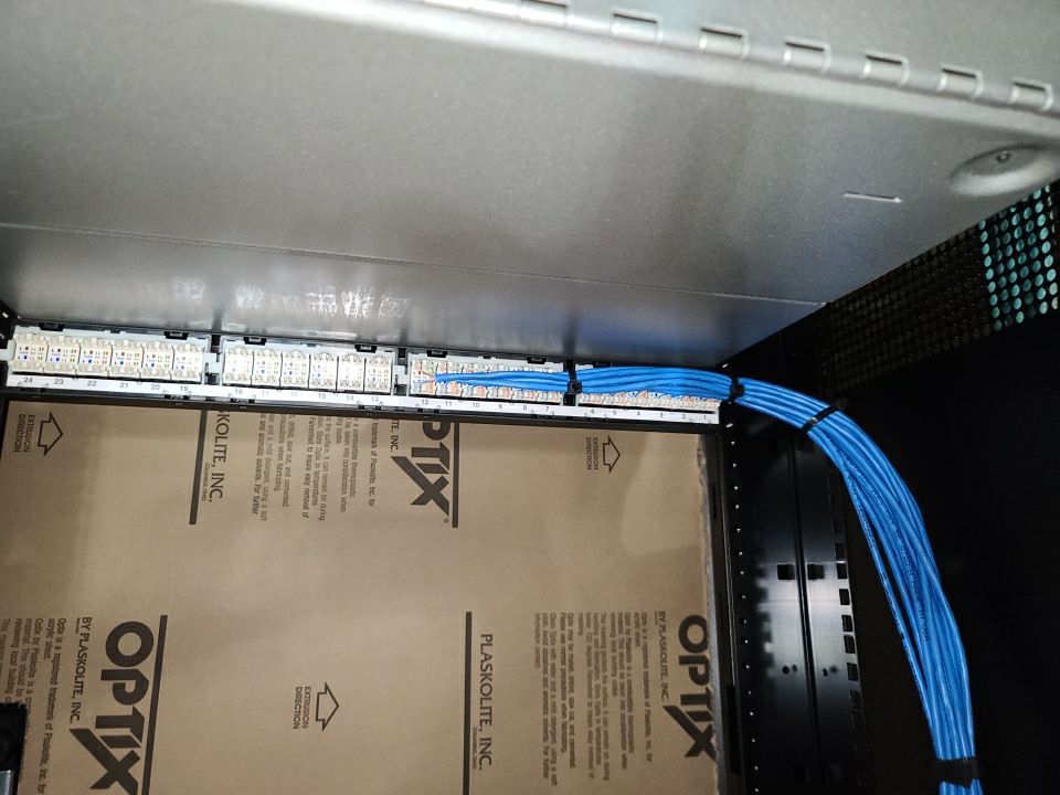 Structure Cable Installation using Cat 6 Cabling & Fiber  by Firmament Solutions