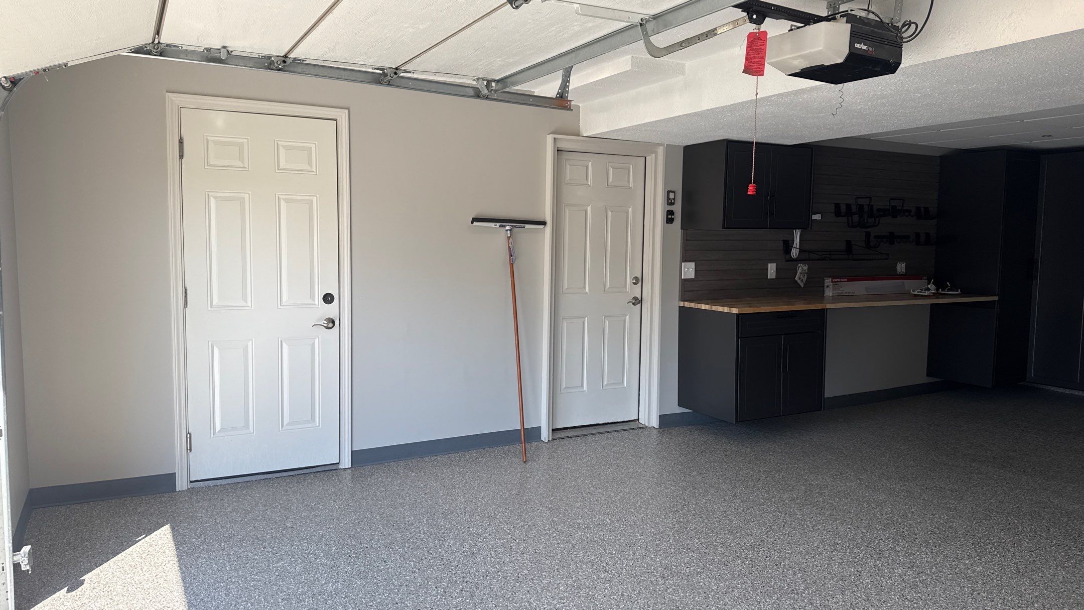 Wow Look Floor to Ceiling Slatwall  by Banner Garage