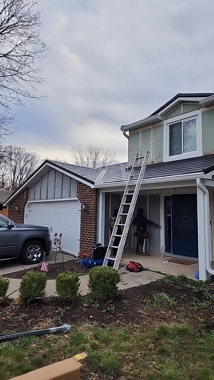 Full Exterior Home Transformation – Metal Slate Roof in Fort Wayne, IN by 4Ever Metal Roofing