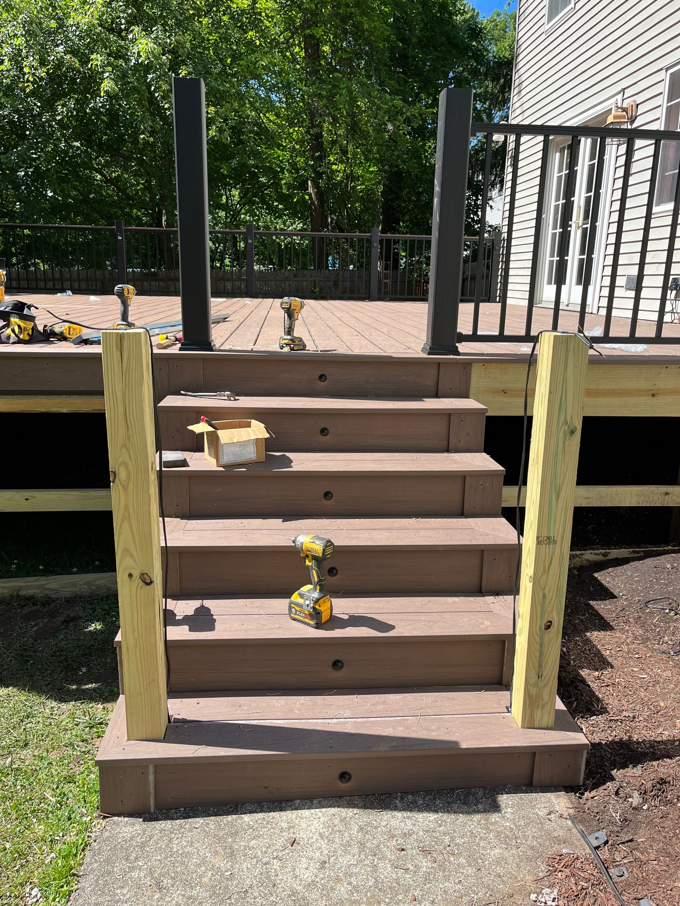 New Deck in Robinsville by deck guardian
