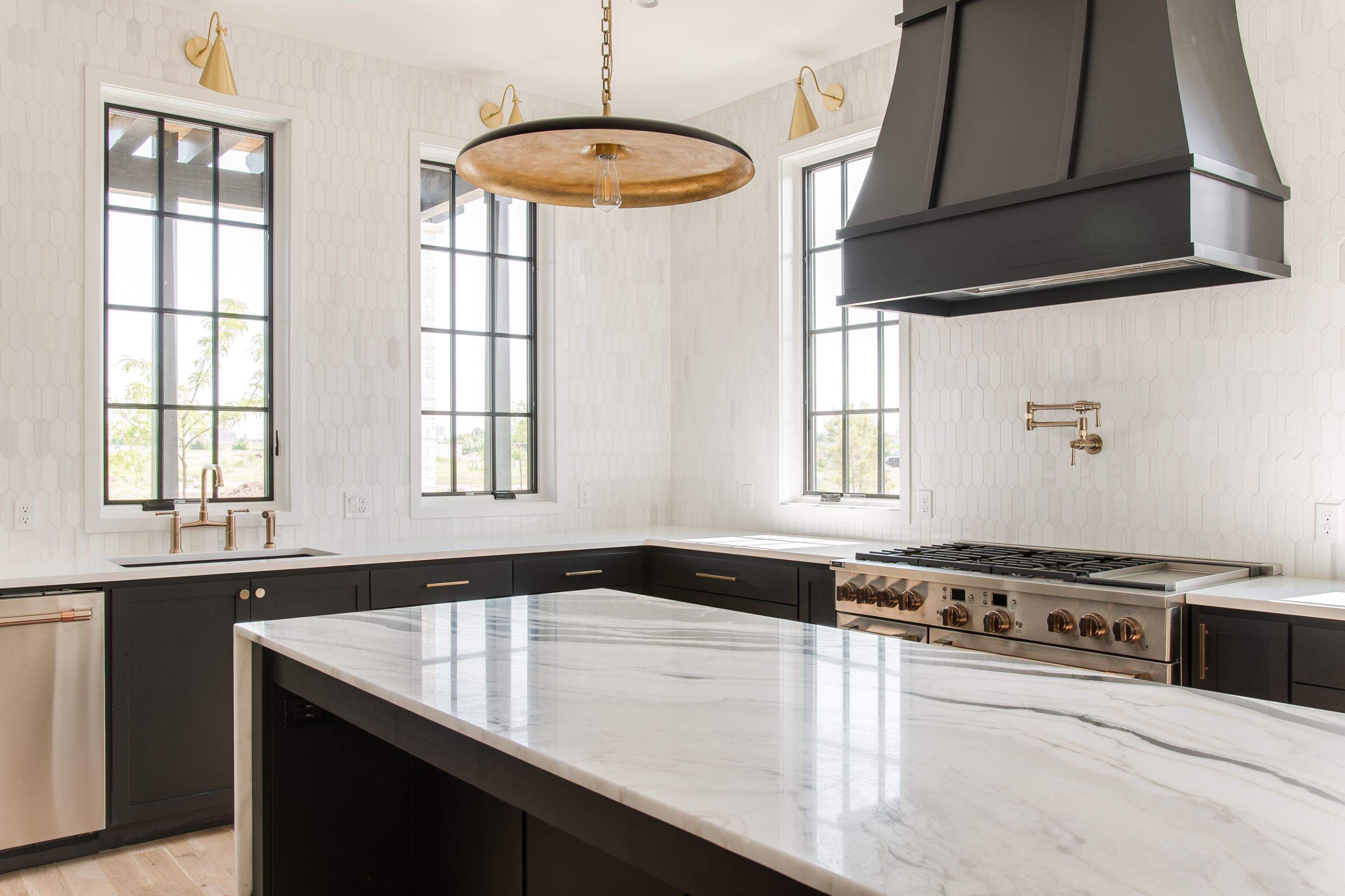 Modern Residential Kitchen and Bath in Oklahoma City by TNT Countertops