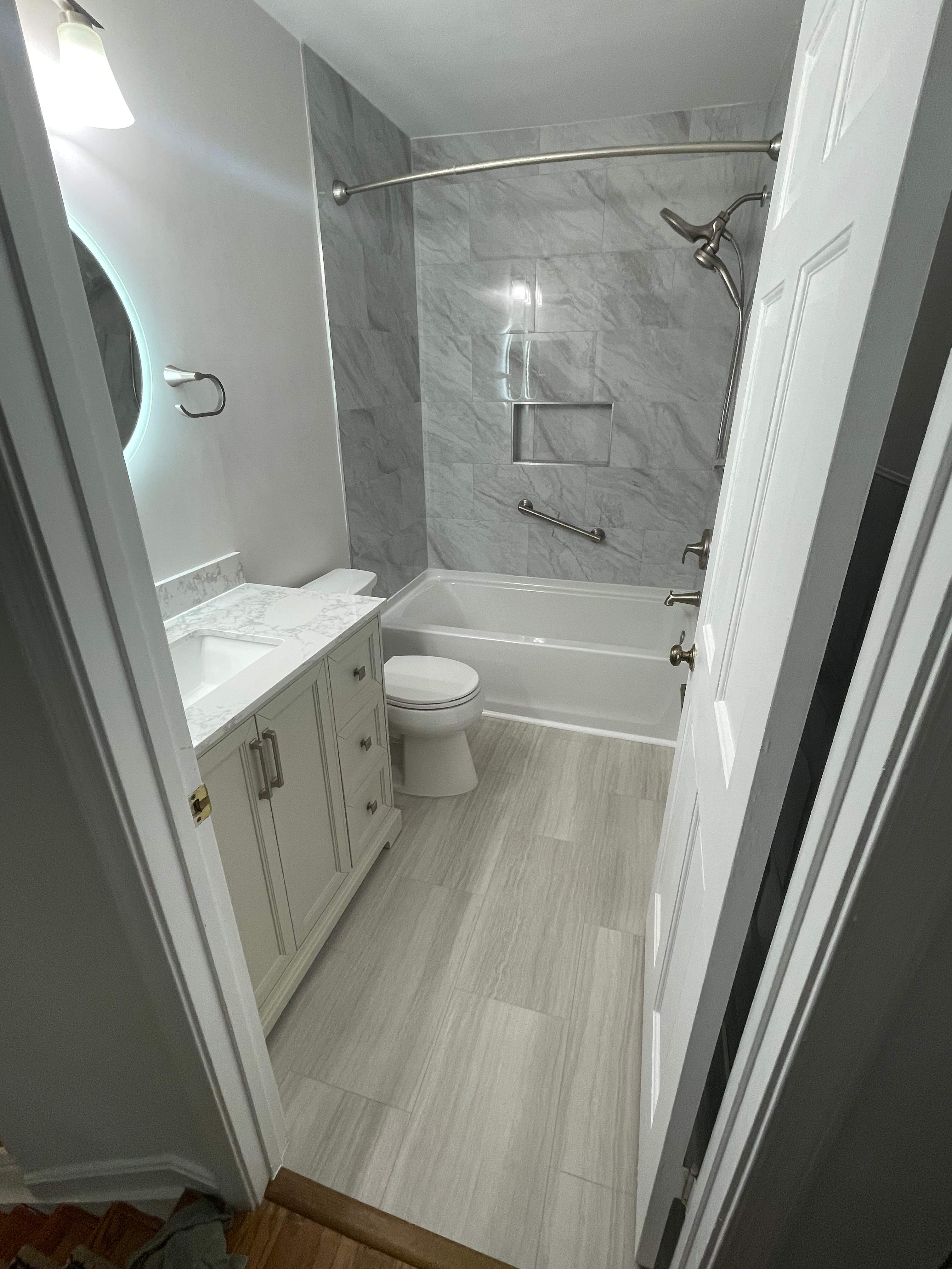Secondary Bathroom Remodel - Lanham, MD by Remodel Now