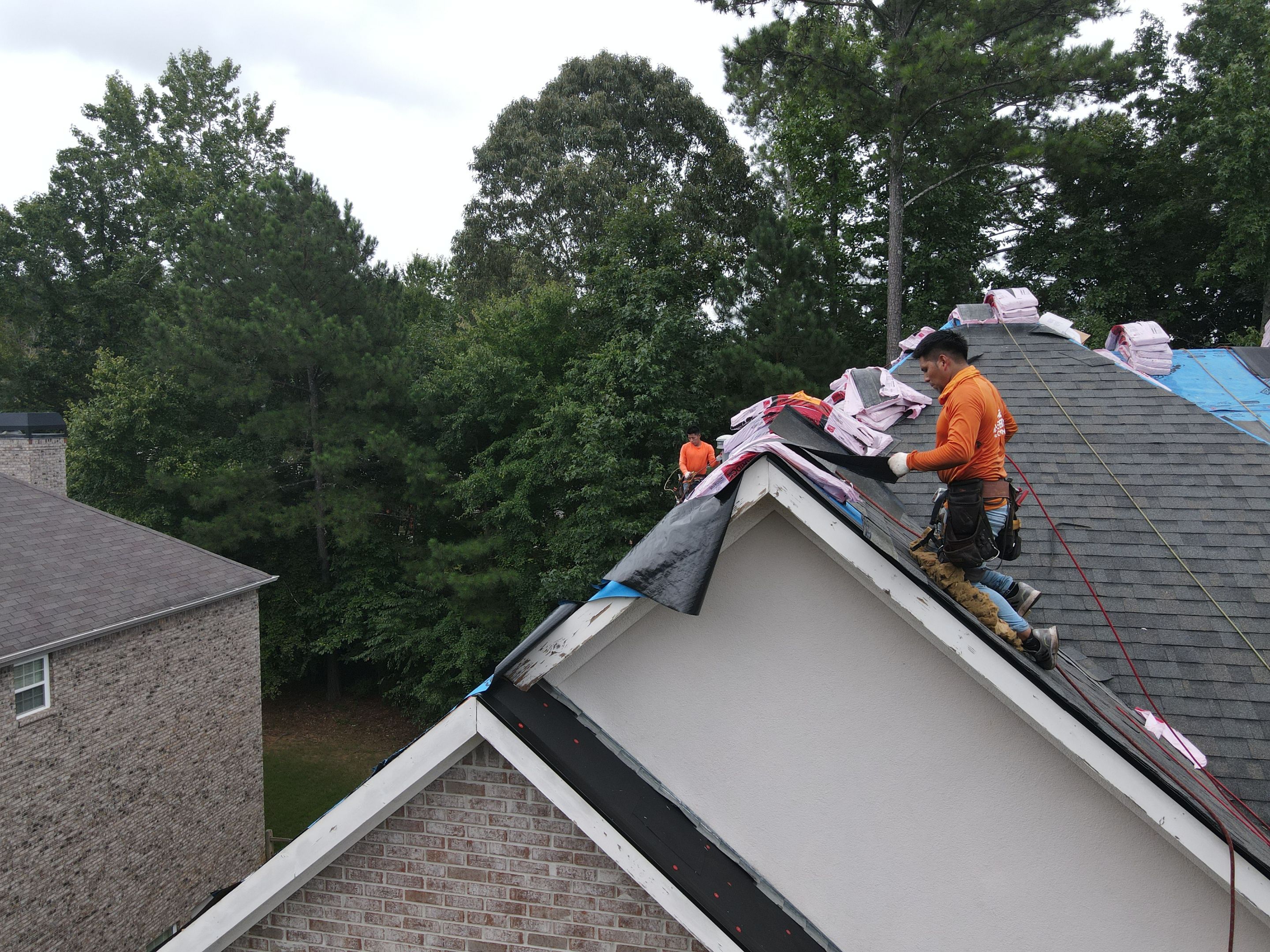 Residential Roofing Installation using Owens Corning by Inspector Roofing and Restoration