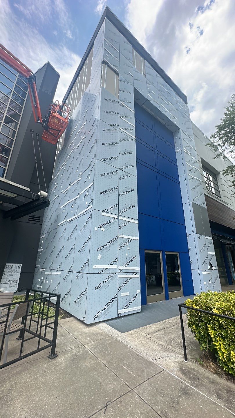 Exterior Installation using ACM Composite Panels by Infinity Metal Systems
