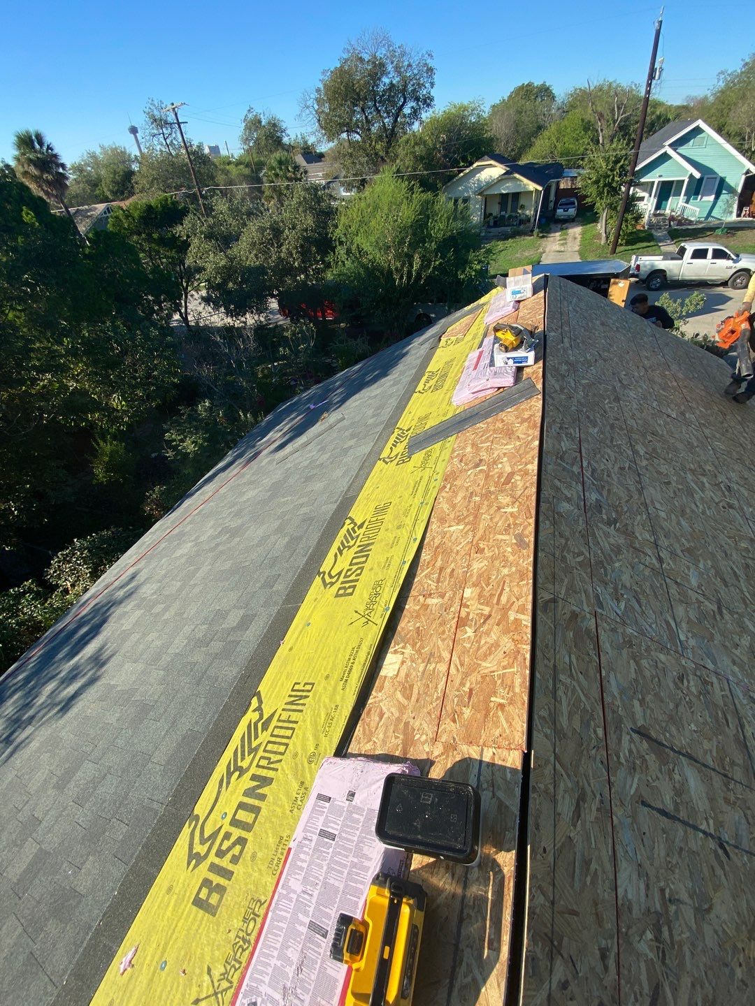San Antonio Roof Project by Bison Roofing  