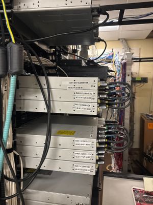 Structured cabling installation by CimaSolutions