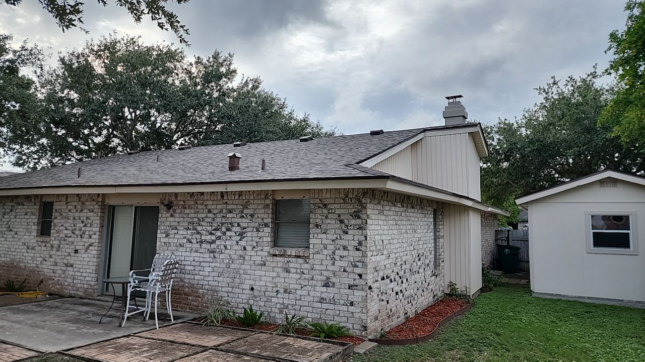 Full Roof Replacement using Certainteed Landmark Weatherwood by Galvan Roofing and Construction
