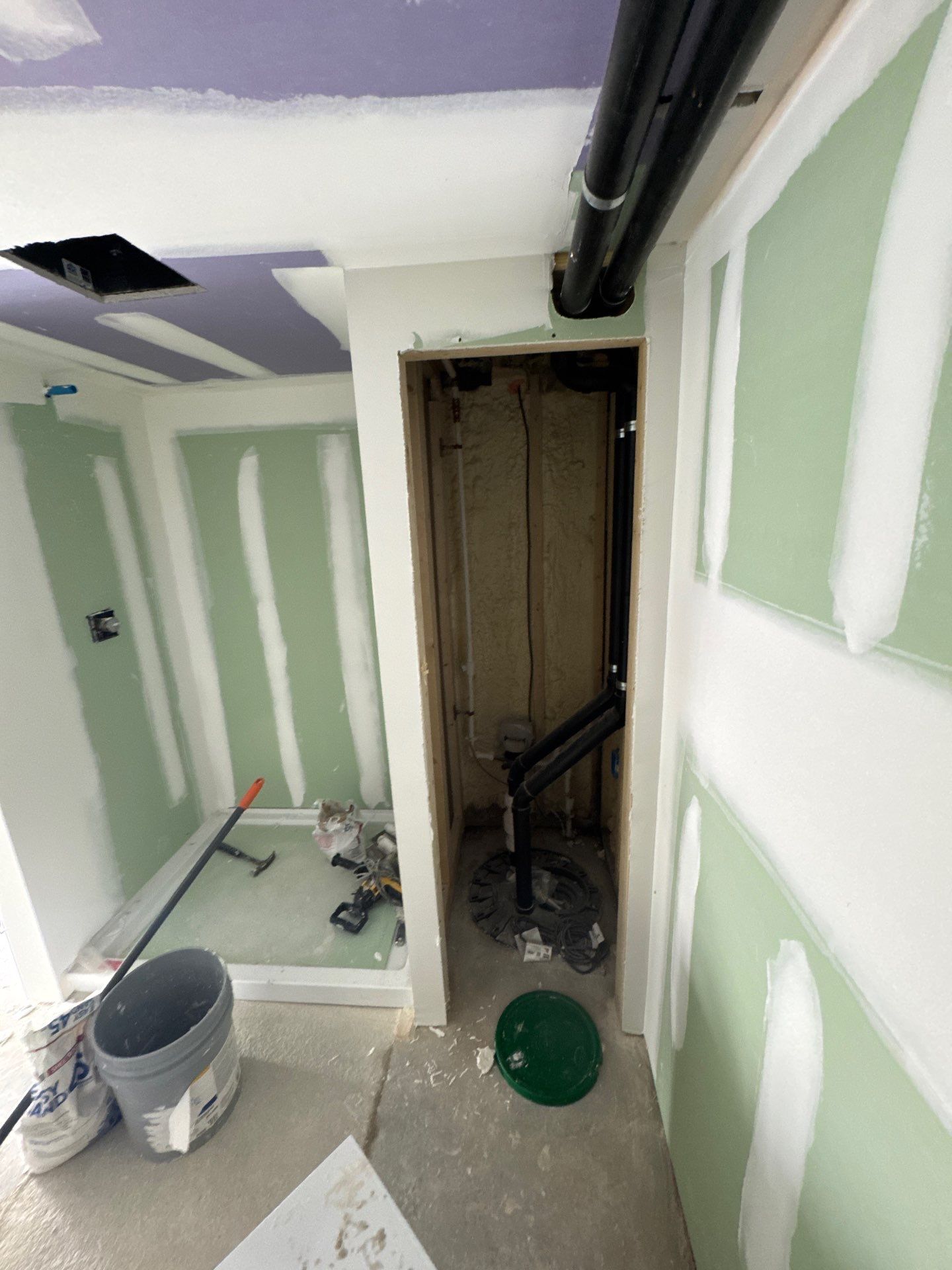 Basement Bathroom & Exterior Drainage by Chagnon Building & Remodeling LLC
