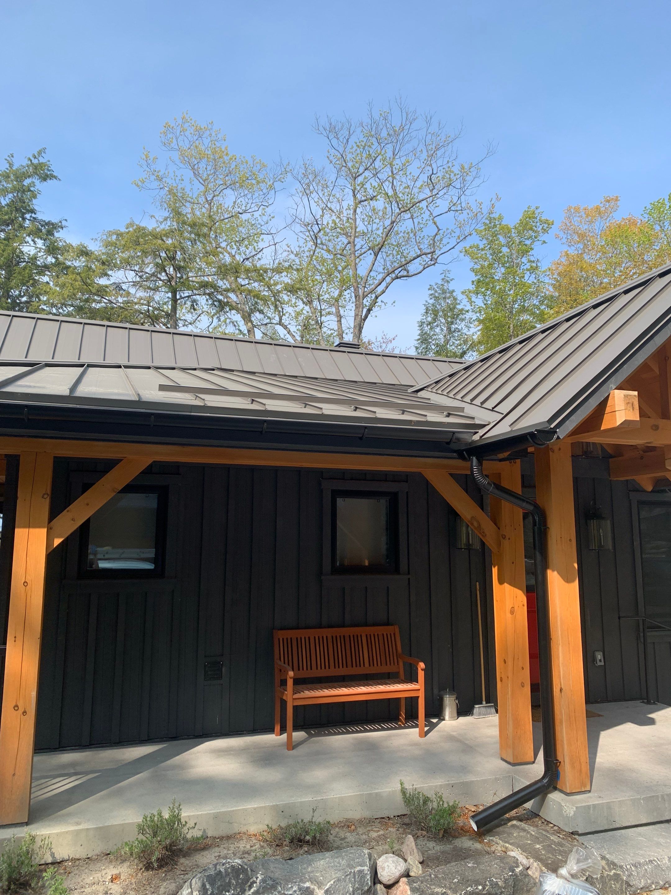 New Home Construction using 16" Standing Seam Panels by Jay Carter Roofing & Sheet Metal