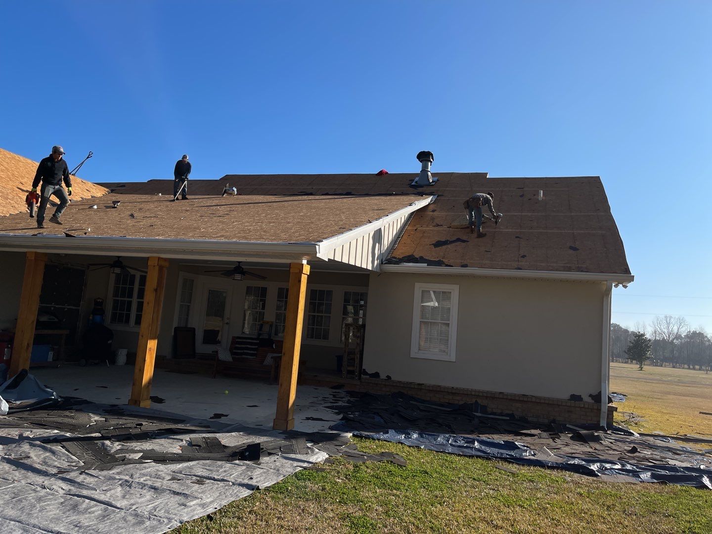 Residential Roofing Installation using Roof Replacement by American Roofing & Construction LLC