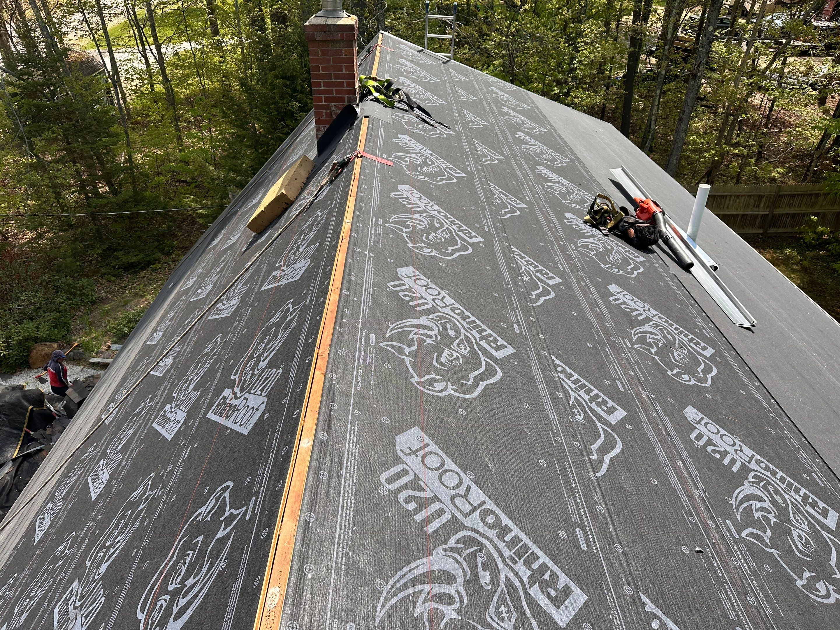 🏡 Full Roof Replacement & Chimney Reflash – Epsom, NH by Tall pine roofing