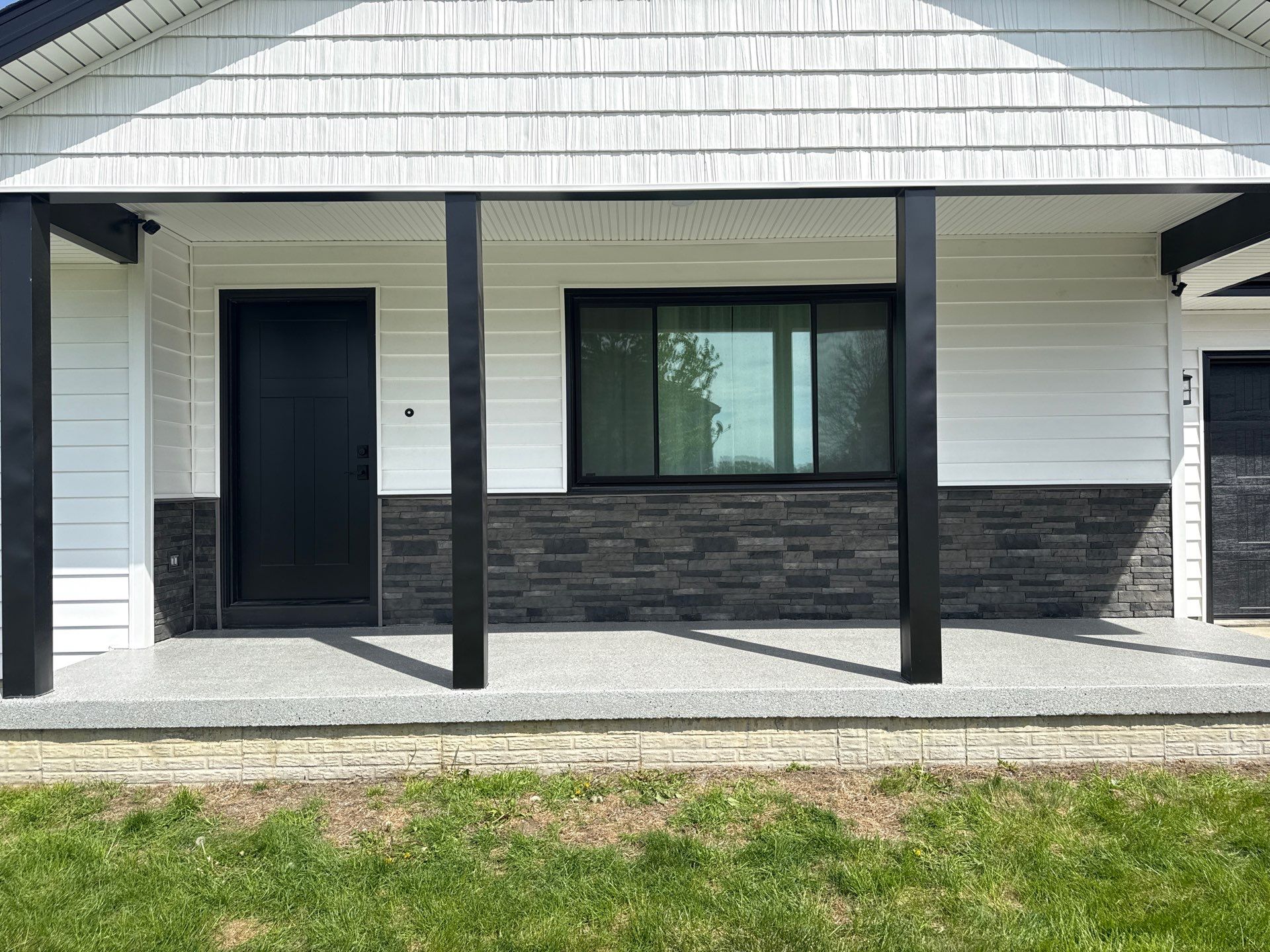 Indianola Porch Transformation by Revival Concrete Coatings