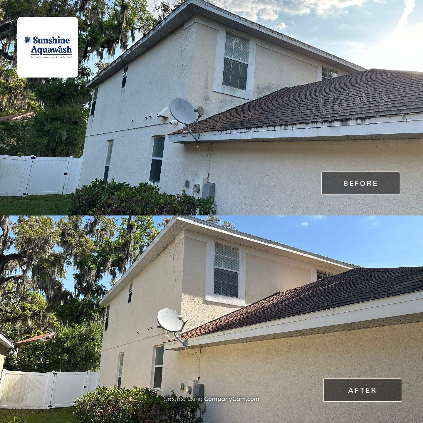 House Wash, Vinyl Fence, Patio, Driveway & Sidewalk Cleaning in Oakley Place, Ellenton, FL | Sunshine AquaWash by Sunshine AquaWash