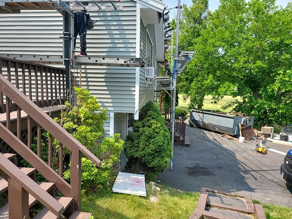 Siding Installation using Certainteed Monogram Seagrass by A Plus Exterior