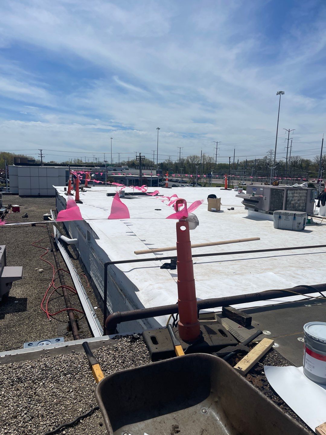 Ford Dealership - Re-Roof by Pink Roofing