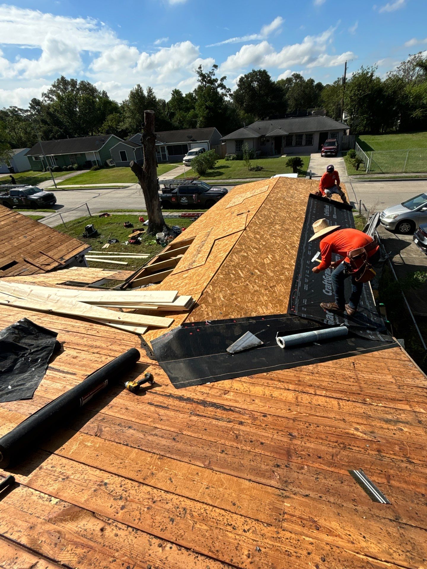 Residential Roofing Repair using Owen's Corning Duration (Lifetime) Shingles by Roof Repair Company