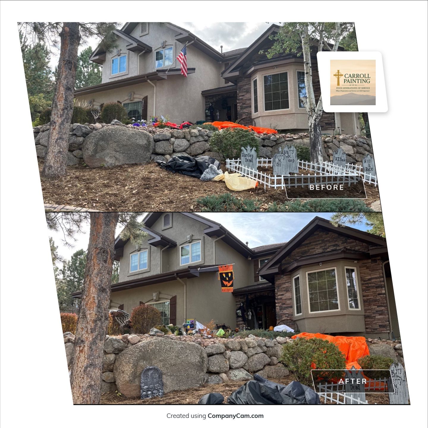 Elastomeric Stucco Coating Project in The Broadmoor Bluffs by Carroll Painting LLC