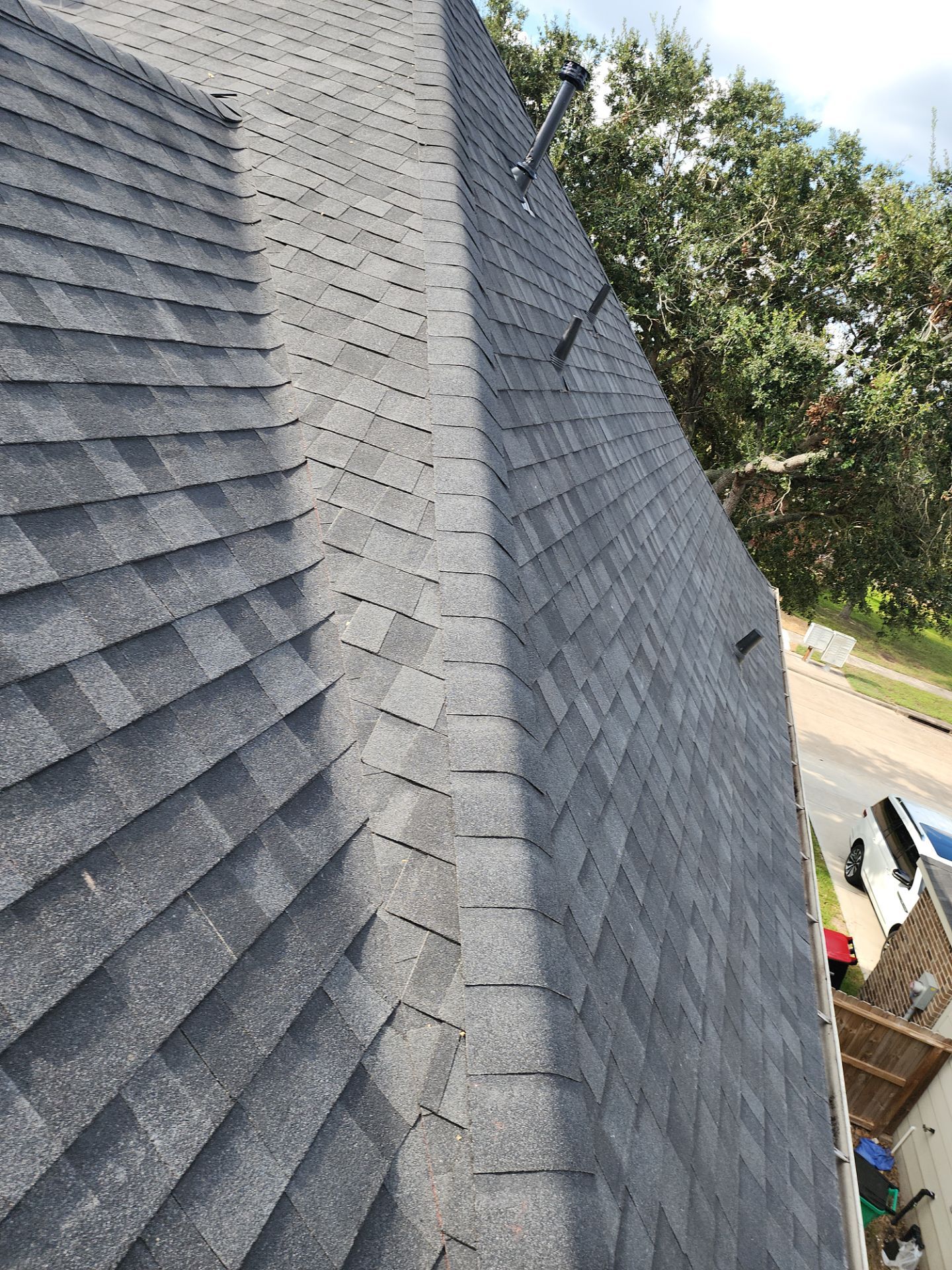 Residential Roofing Installation using Owen's Corning Duration (Lifetime) Shingles by Roof Repair Company
