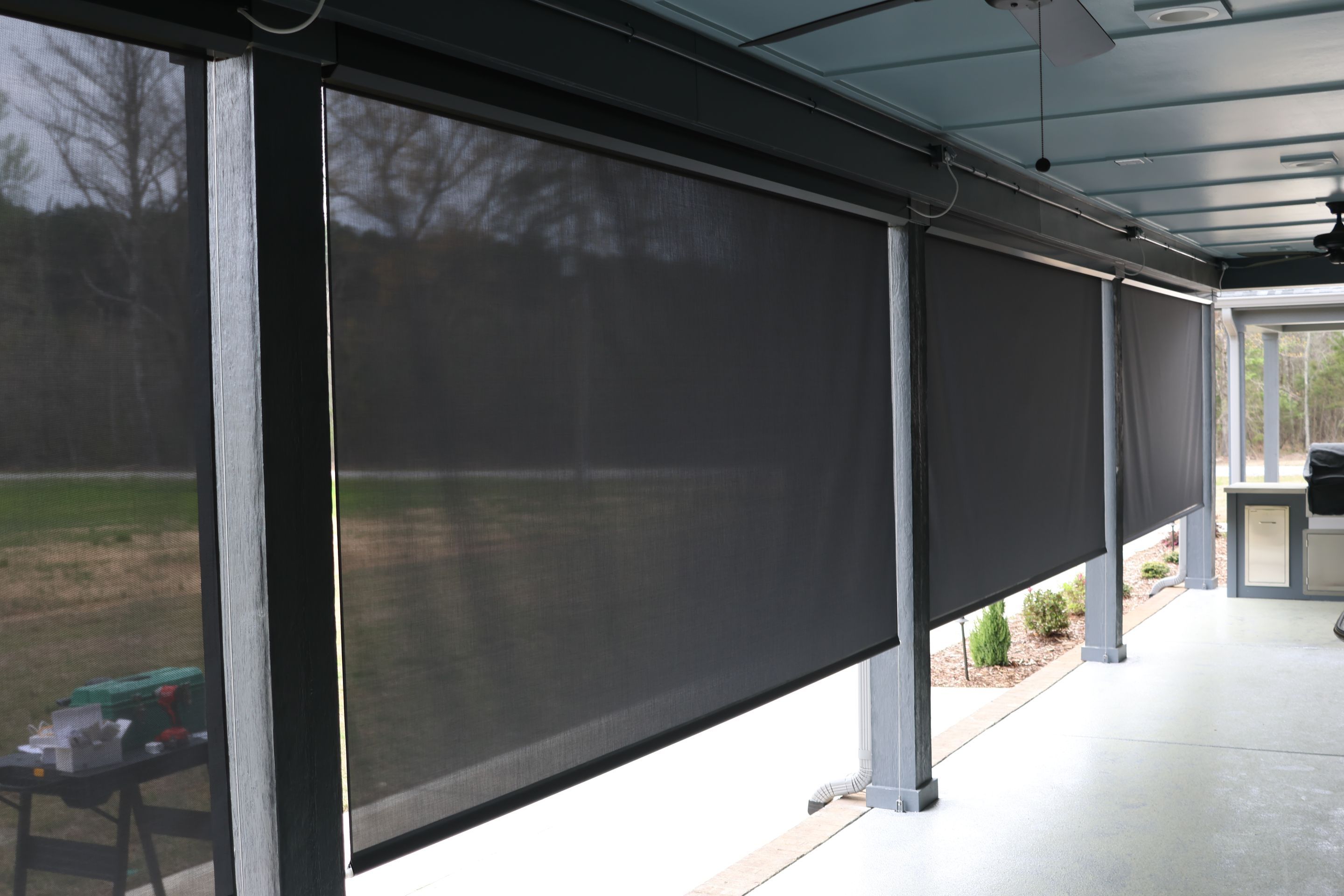 Patio Shade Project in Owens Cross Roads by Blinds and Borders