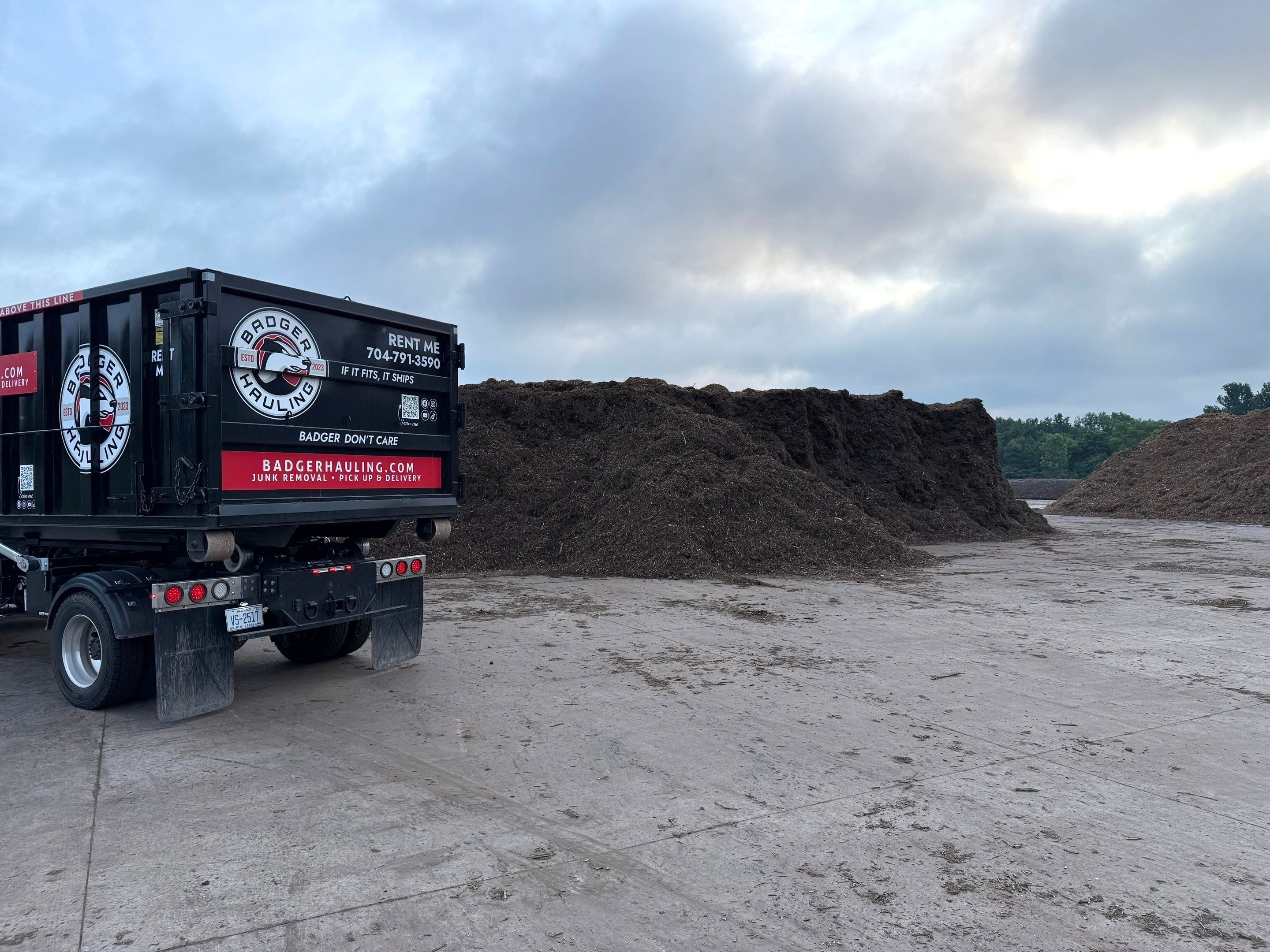 Project in Belmont by Badger Hauling