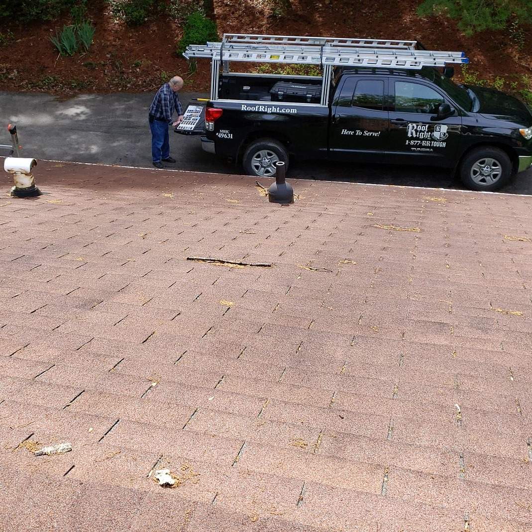 Residential Roofing Installation using CertainTeed Landmark Lifetime Architectural Shingles in Burnt Sienna by Roof Right Inc