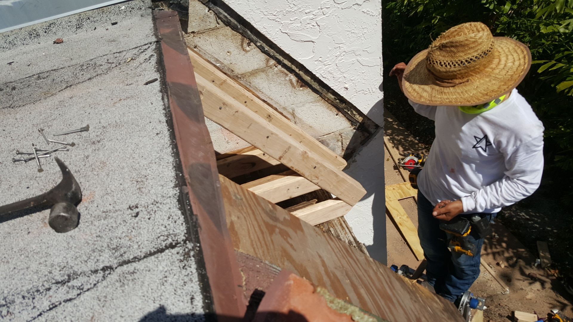 Flat Roof Repair using Certainteed Flintlastic SA Roofing System by Aastro Roofing