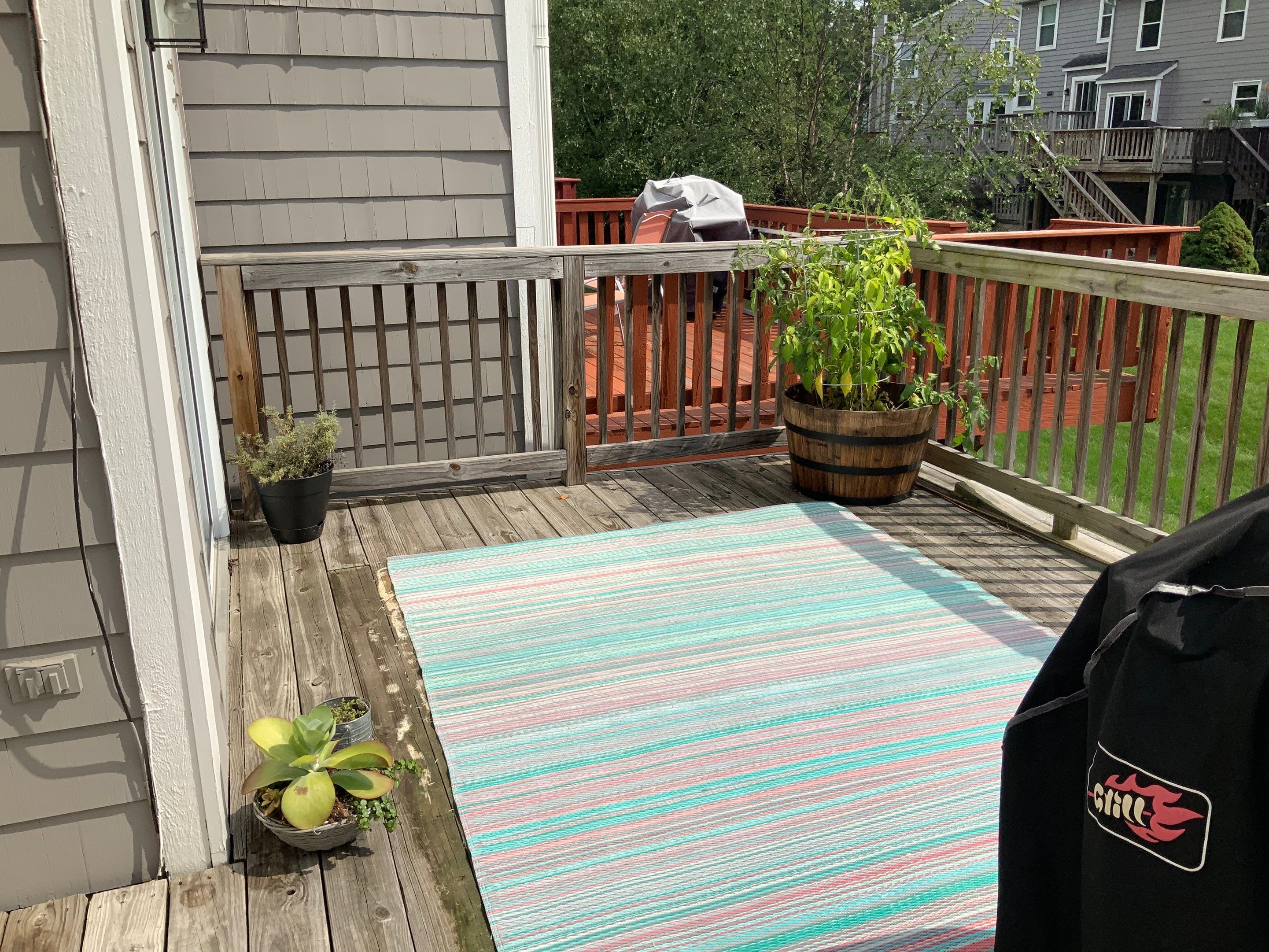 Deck Repair using Olympic Elite stains by Alpha Design Services