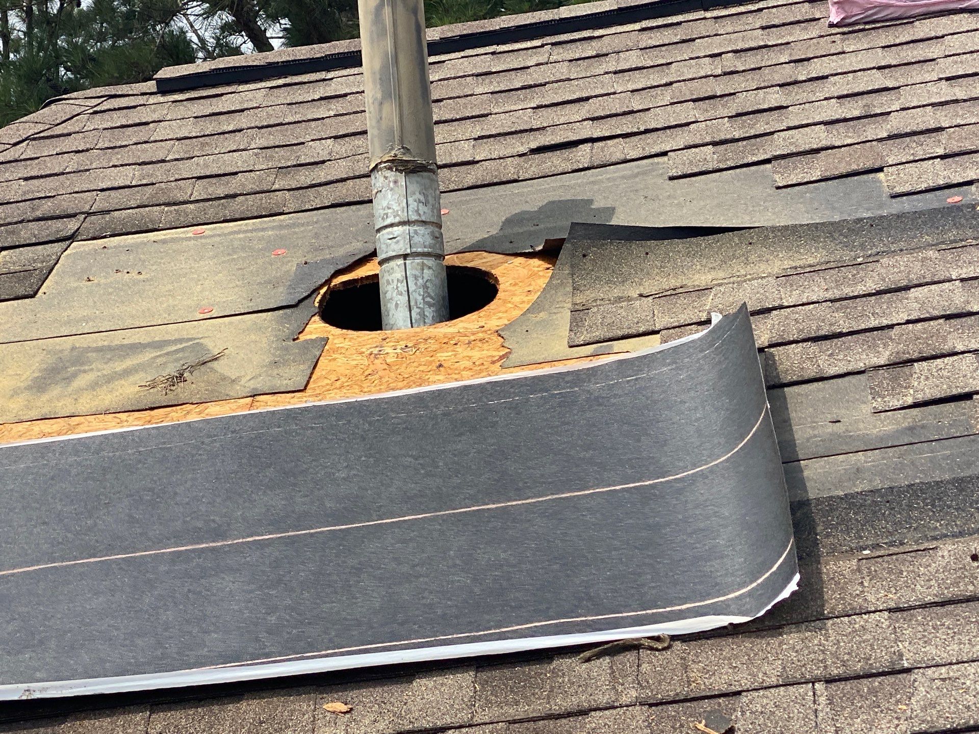 Hail Damage using Owen's Corning Duration (Lifetime) Shingles by Roof Repair Company