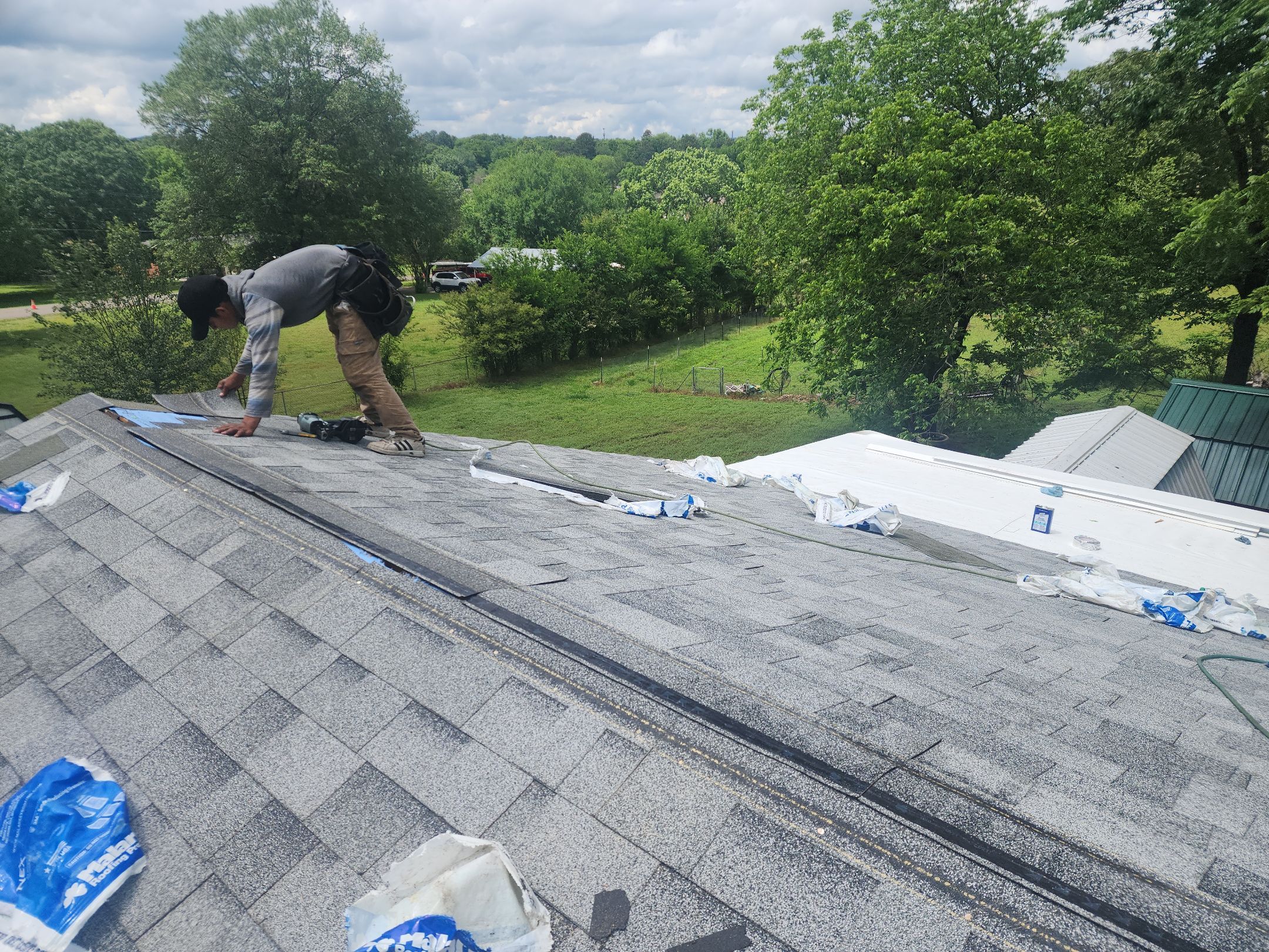 Residential Shingle Reroof using Malarkey Vista by Hostetler Roofing