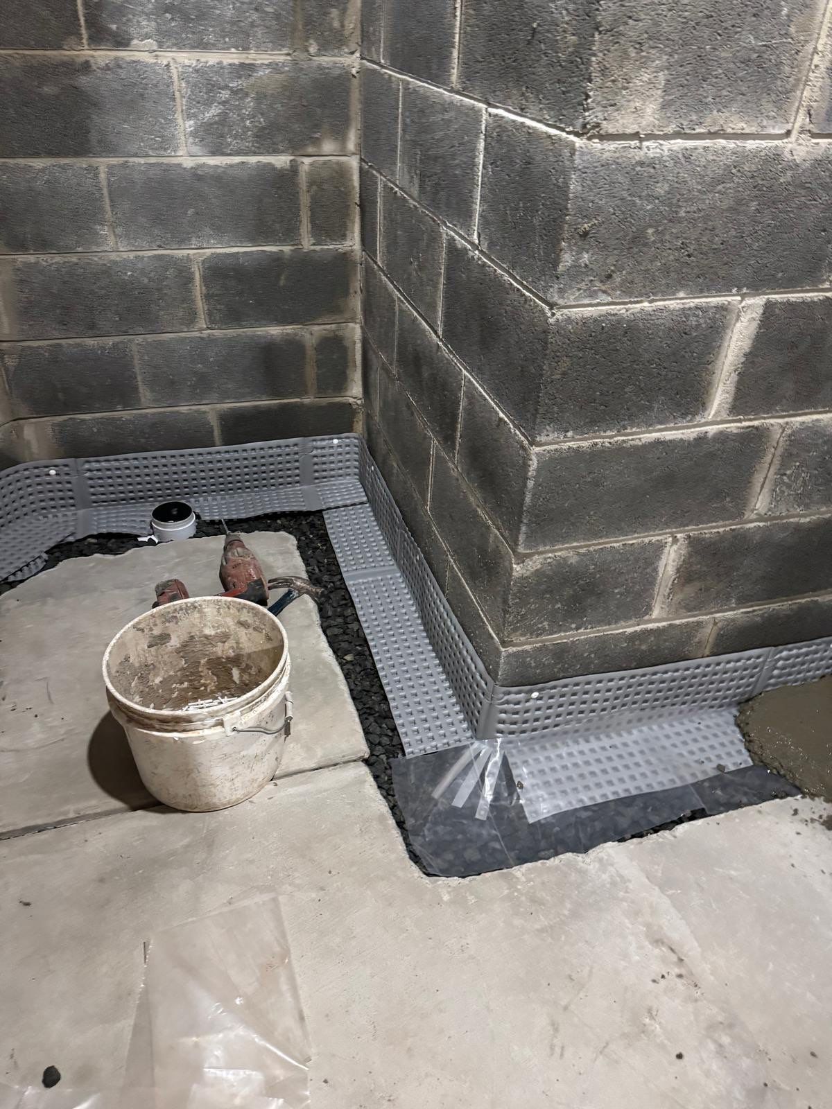 Interior French Drain West Orange, New Jersey by Pure Service Pro, LLC 