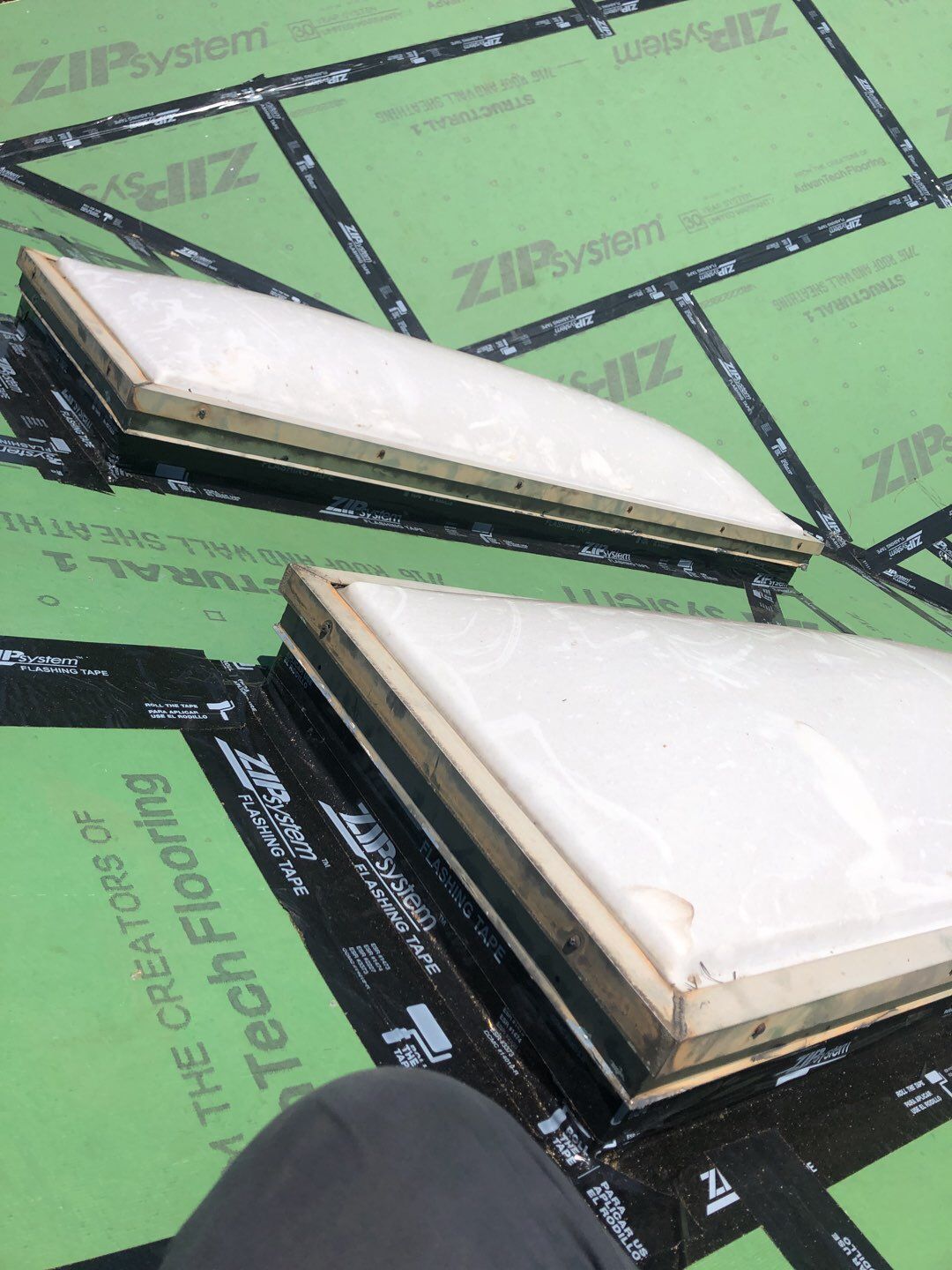 Designer Residential Roof with Zip System by Springtree Restoration